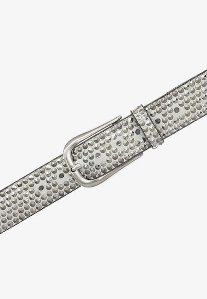 B.belt Zoe - Off White/Silver – Trends Boutique Midland