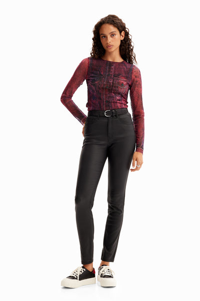 Faux desigual top