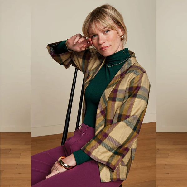 King Louie Noor Jacket - Multi Check – Trends Boutique Midland