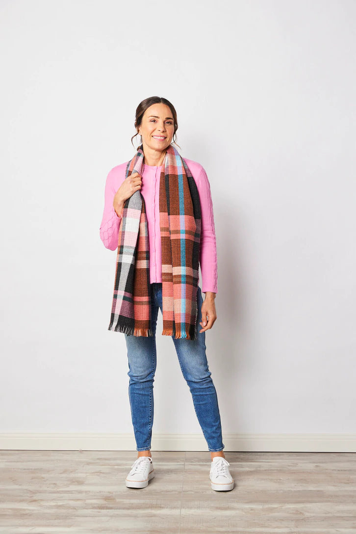 See Saw Check Scarf
