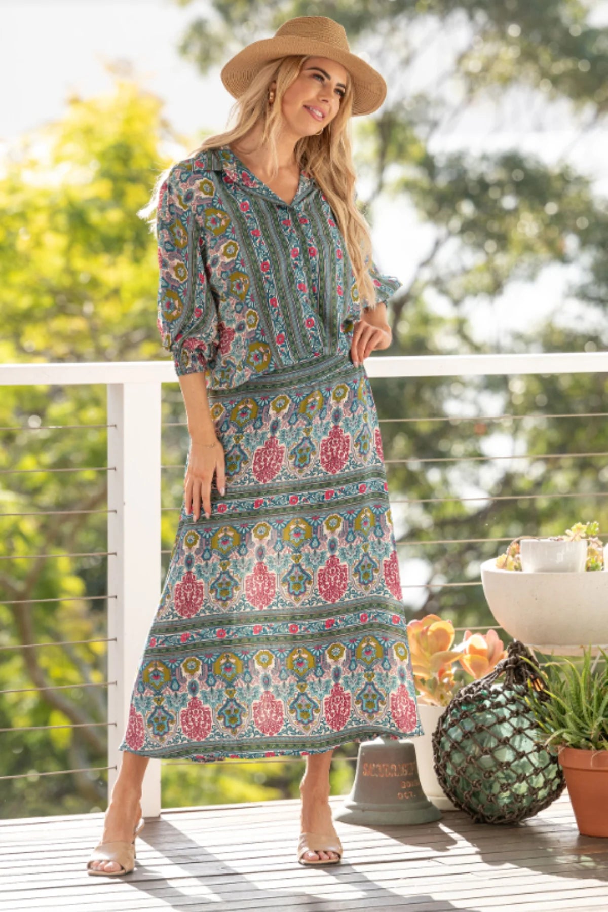 Cienna Ashanti A-Line Skirt - Print