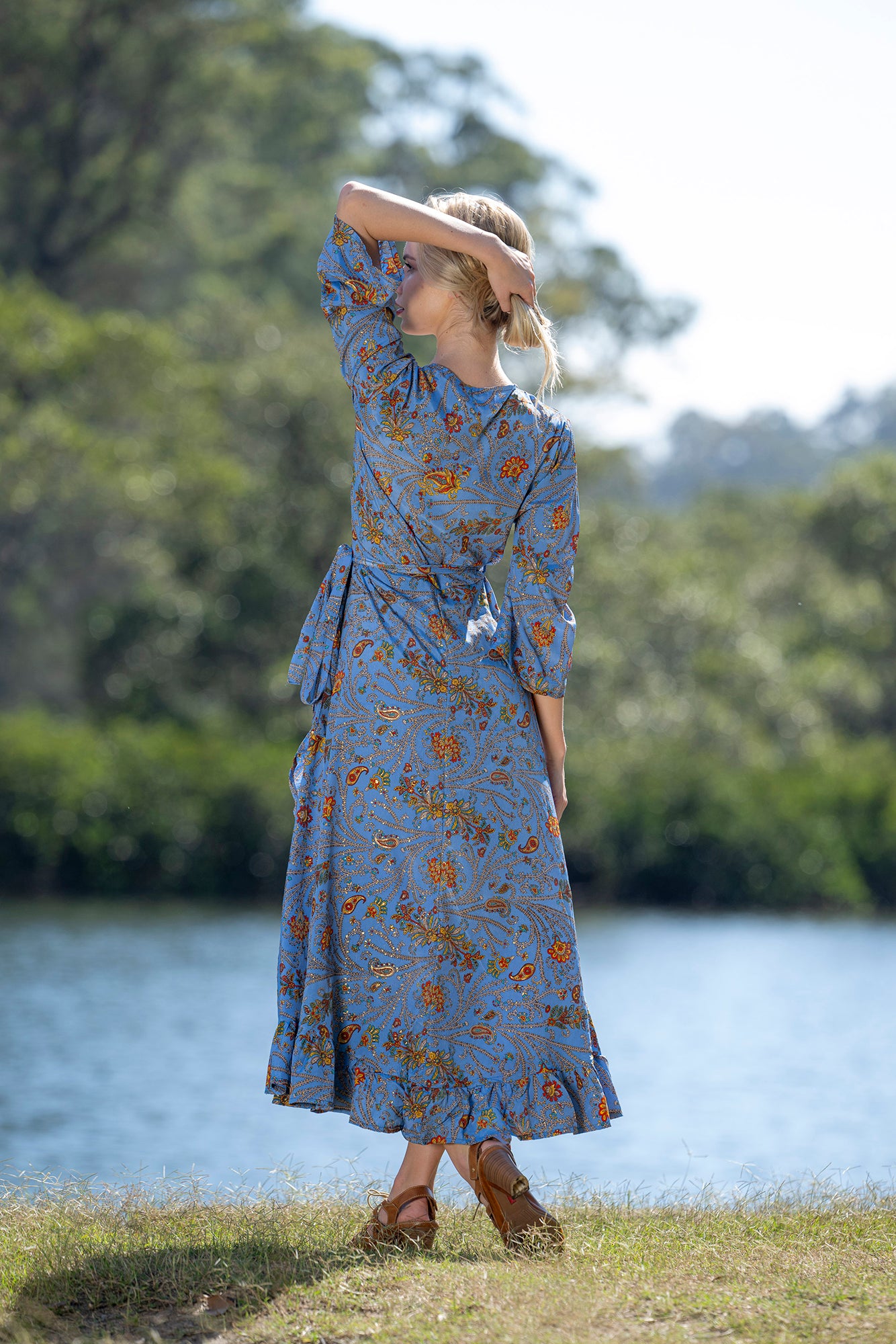 Cienna Janan Long Sleeve Wrap - Dress