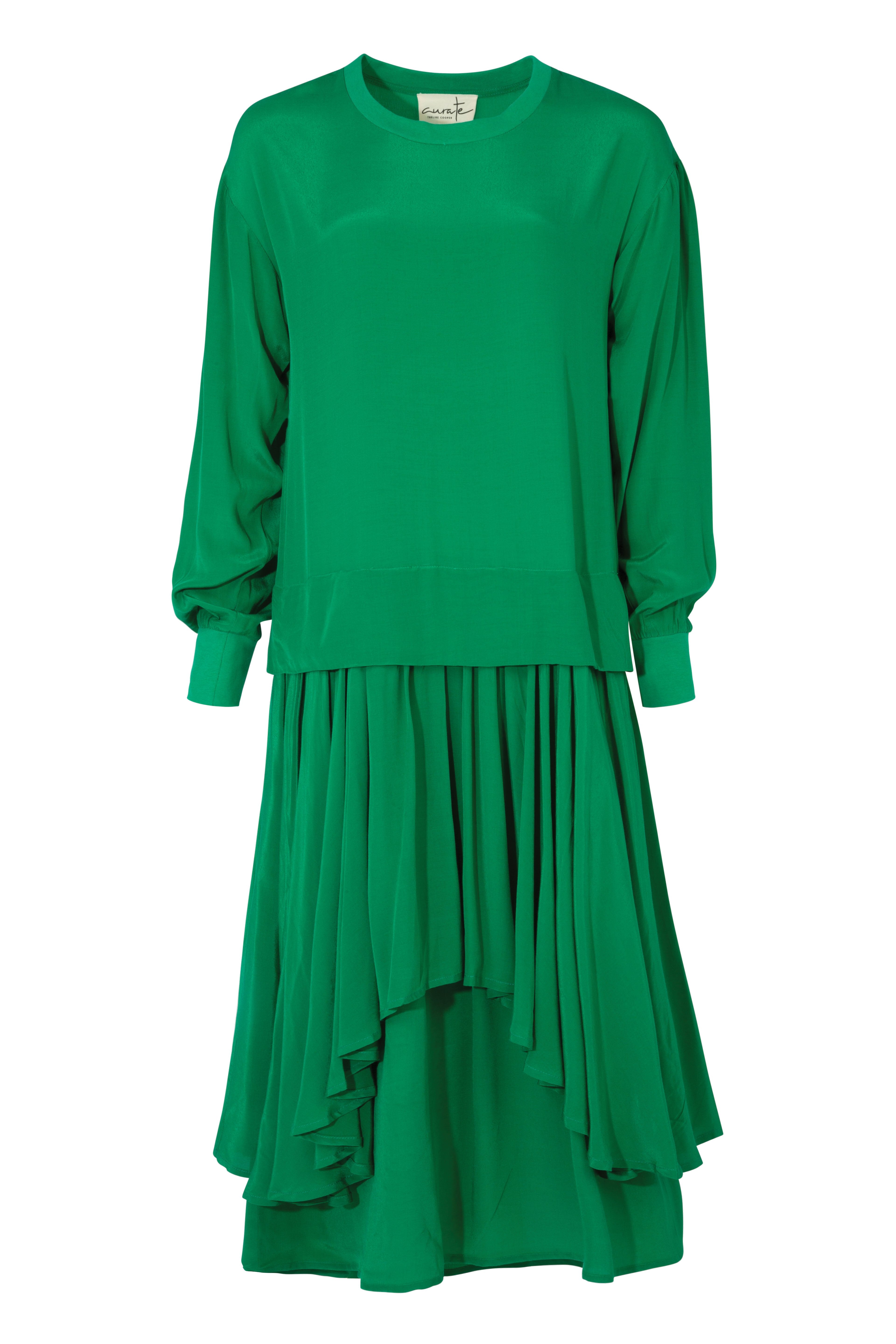 Curate All You Need Dress - Green