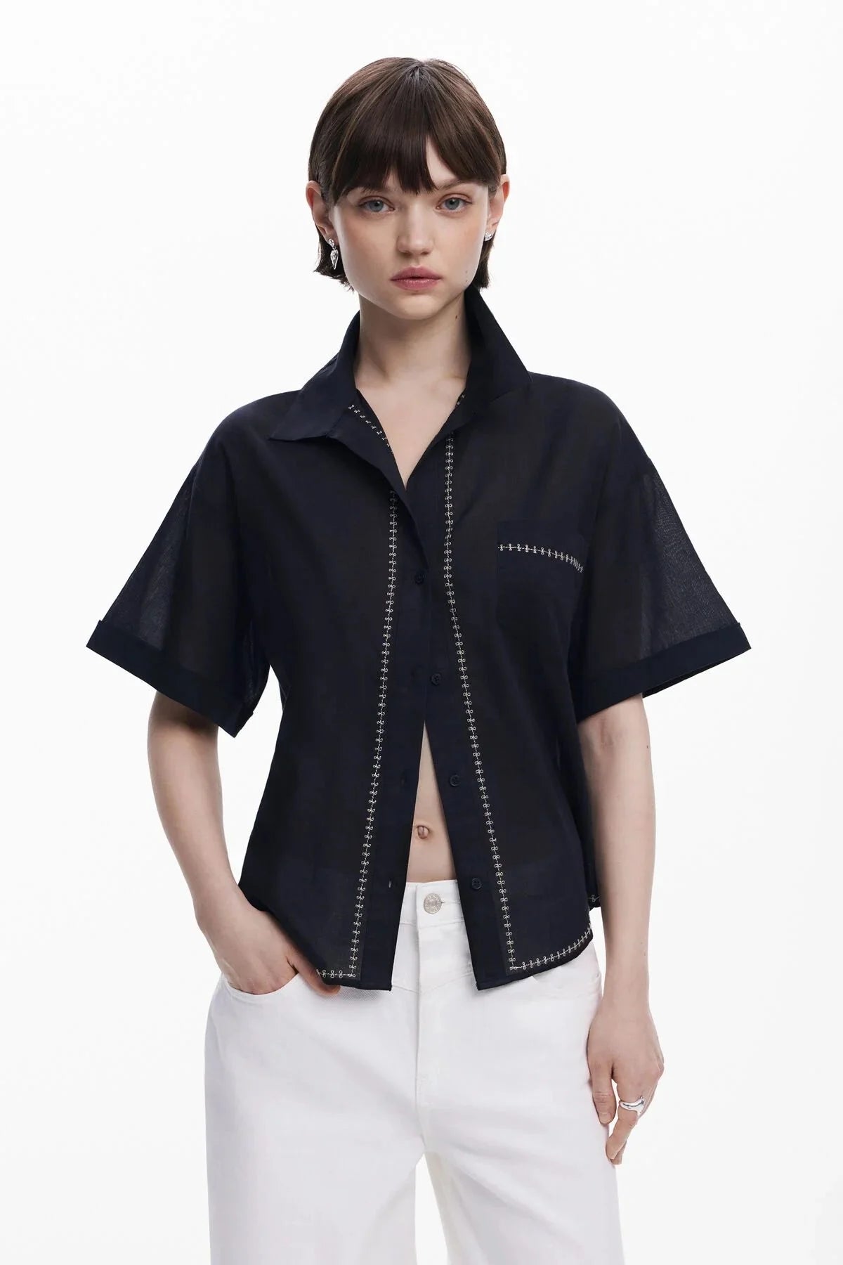Desigual Zeus Shirt - Black