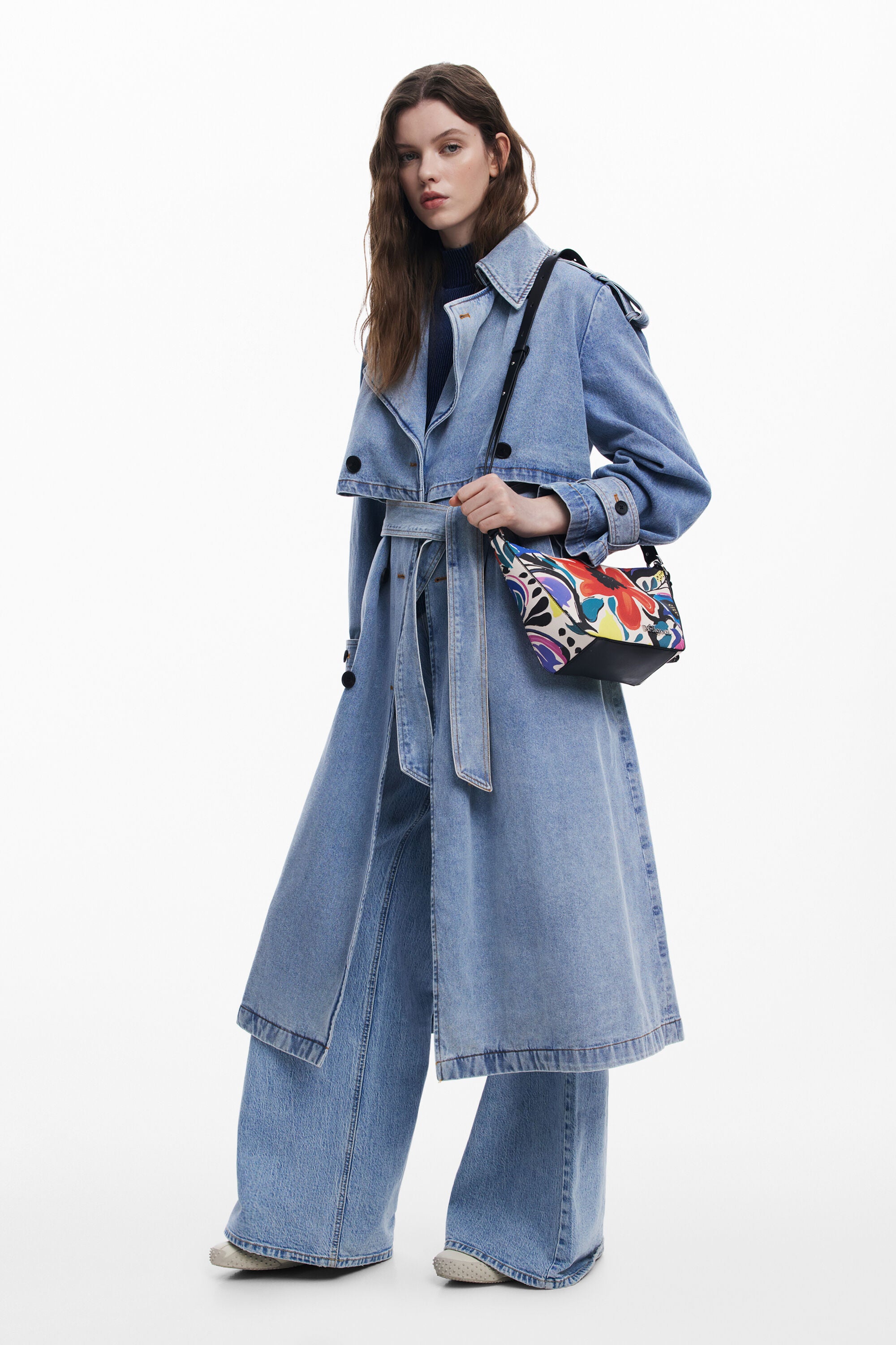 Desigual Crossbody Bag - Floral Print