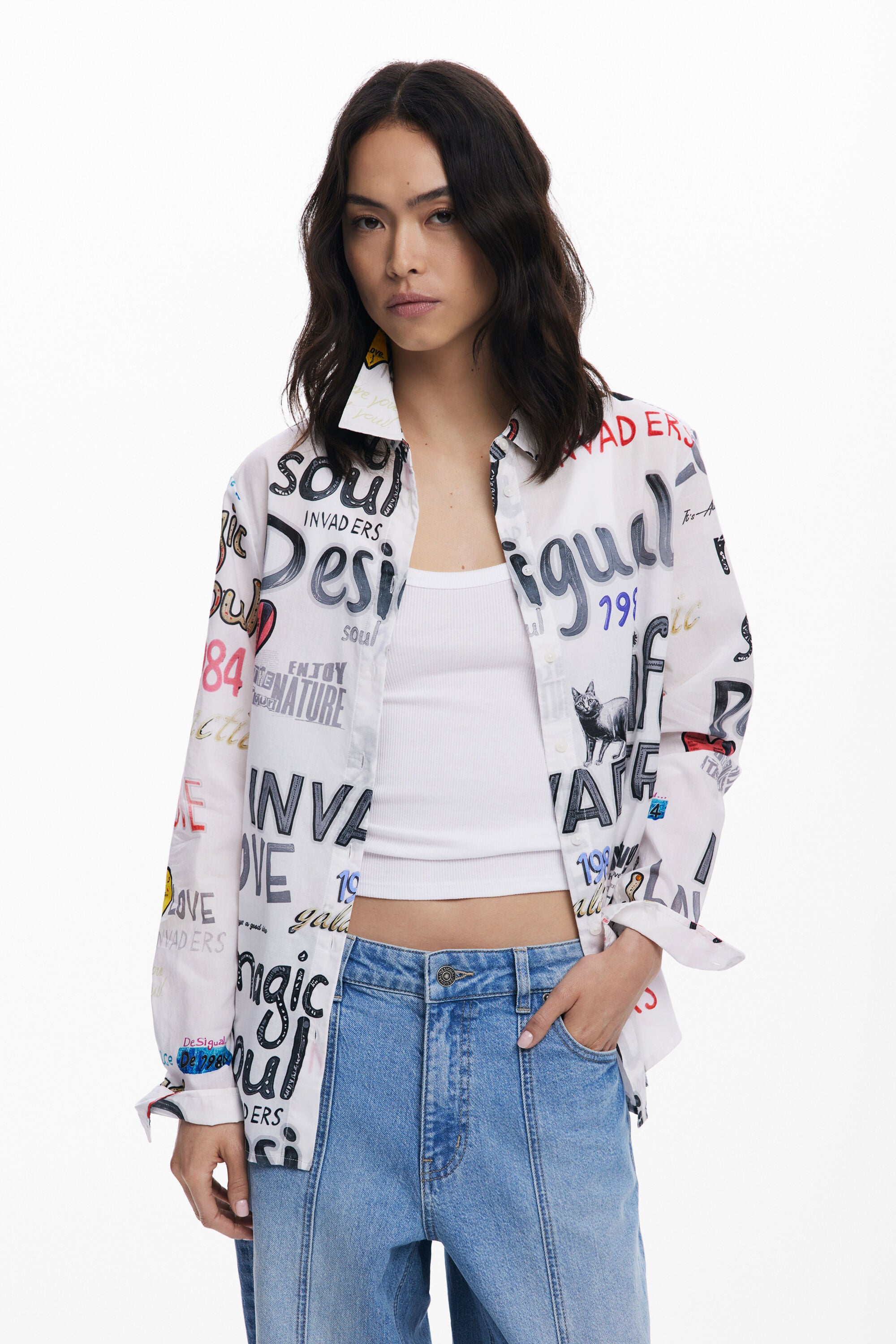 Desigual Soul Long Sleeve Shirt - Print