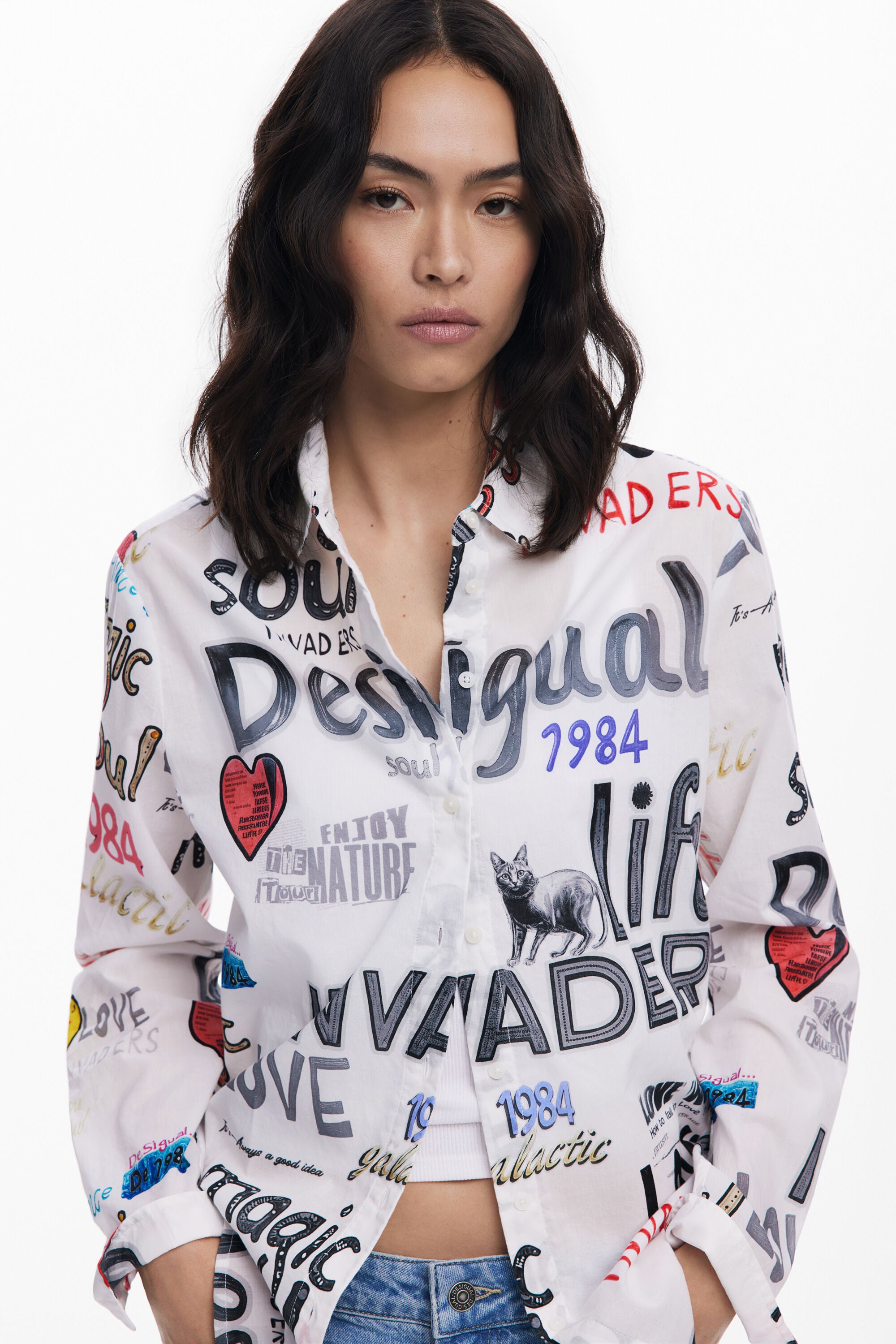 Desigual Soul Long Sleeve Shirt - Print