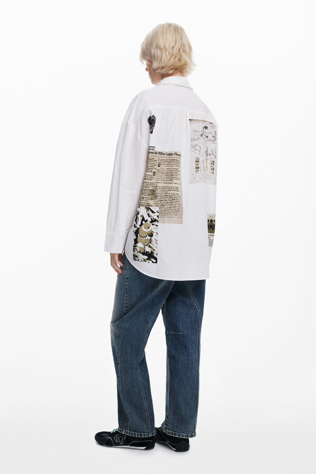 Desigual by M. Christian Lacroix Print Shirt - Off White