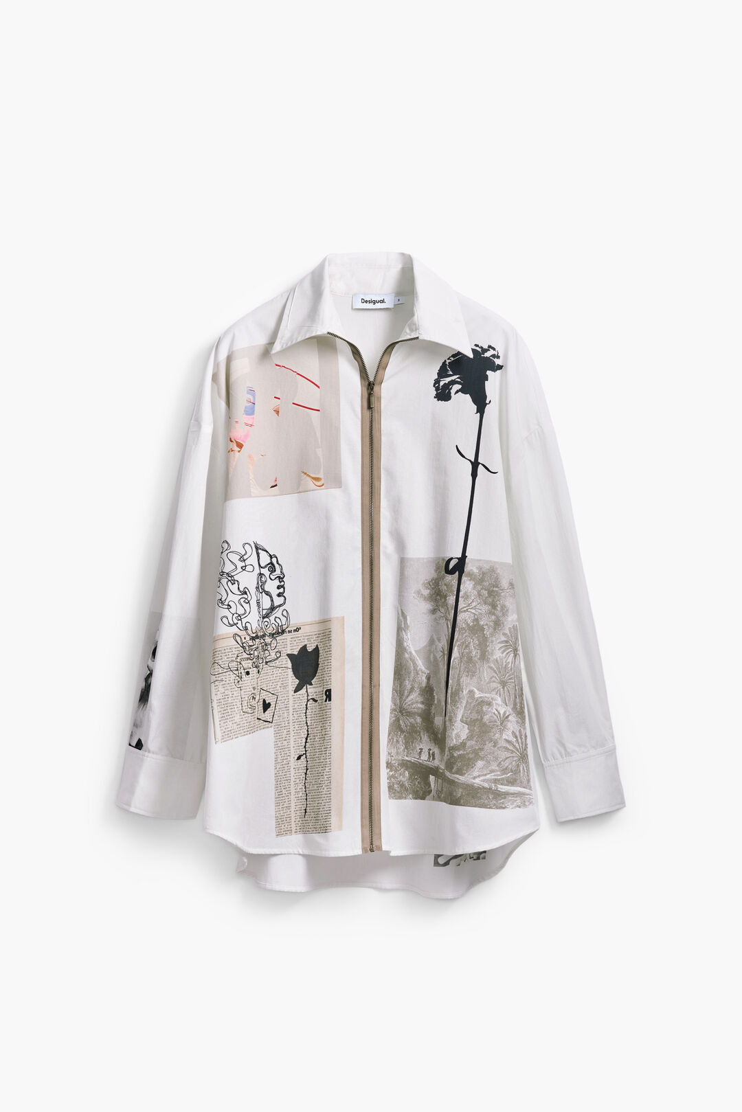 Desigual by M. Christian Lacroix Print Shirt - Off White