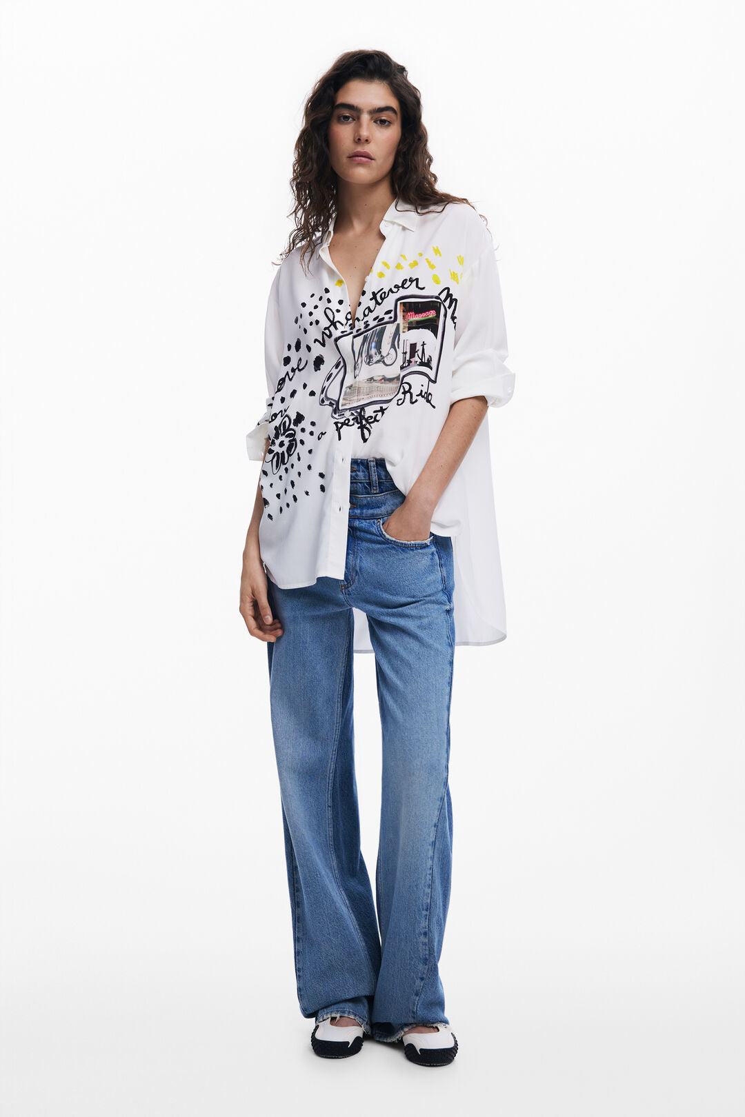Desigual Persefone Shirt - Off White