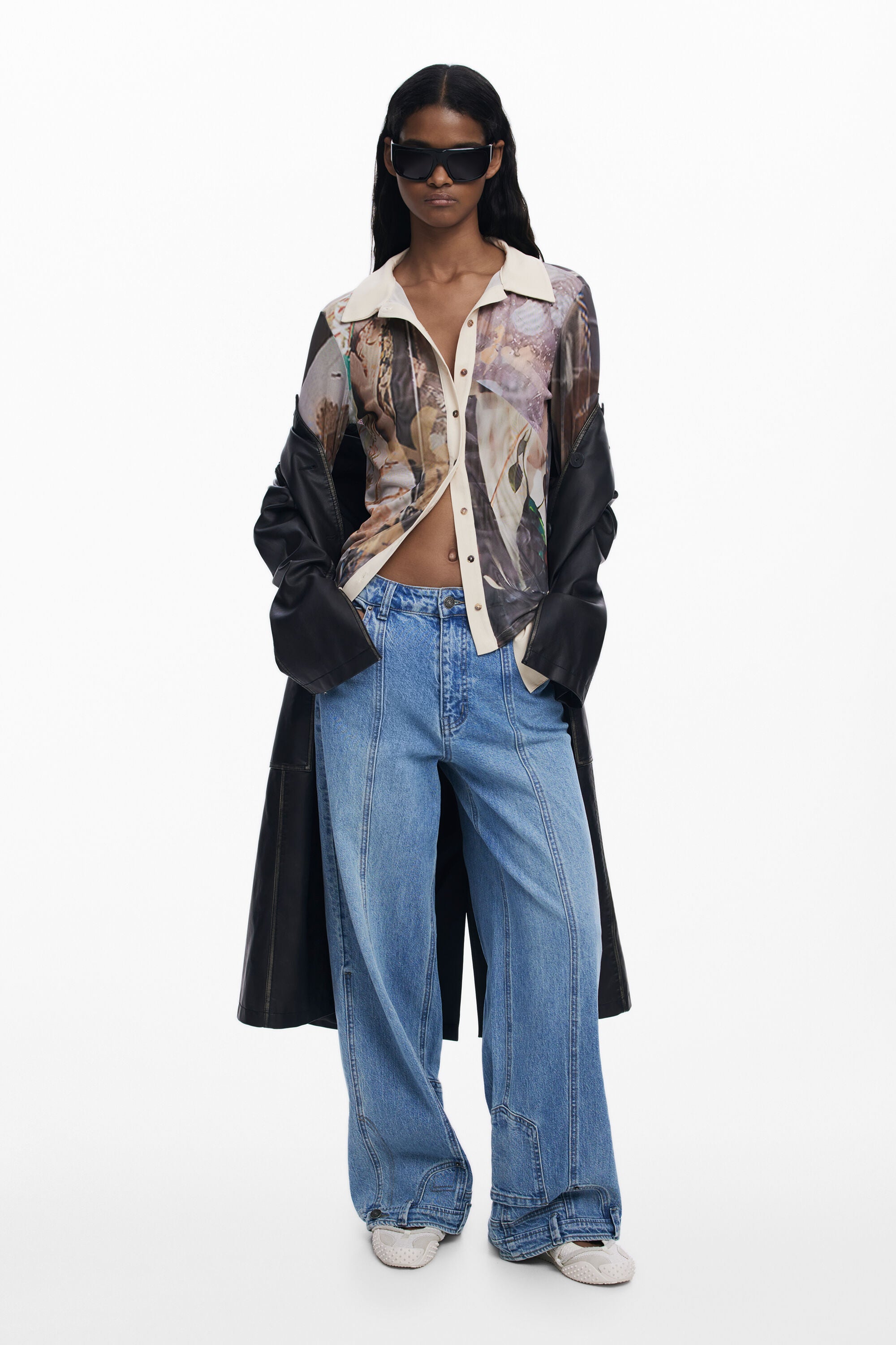 Desigual Arty Mesh Shirt 266110- Print