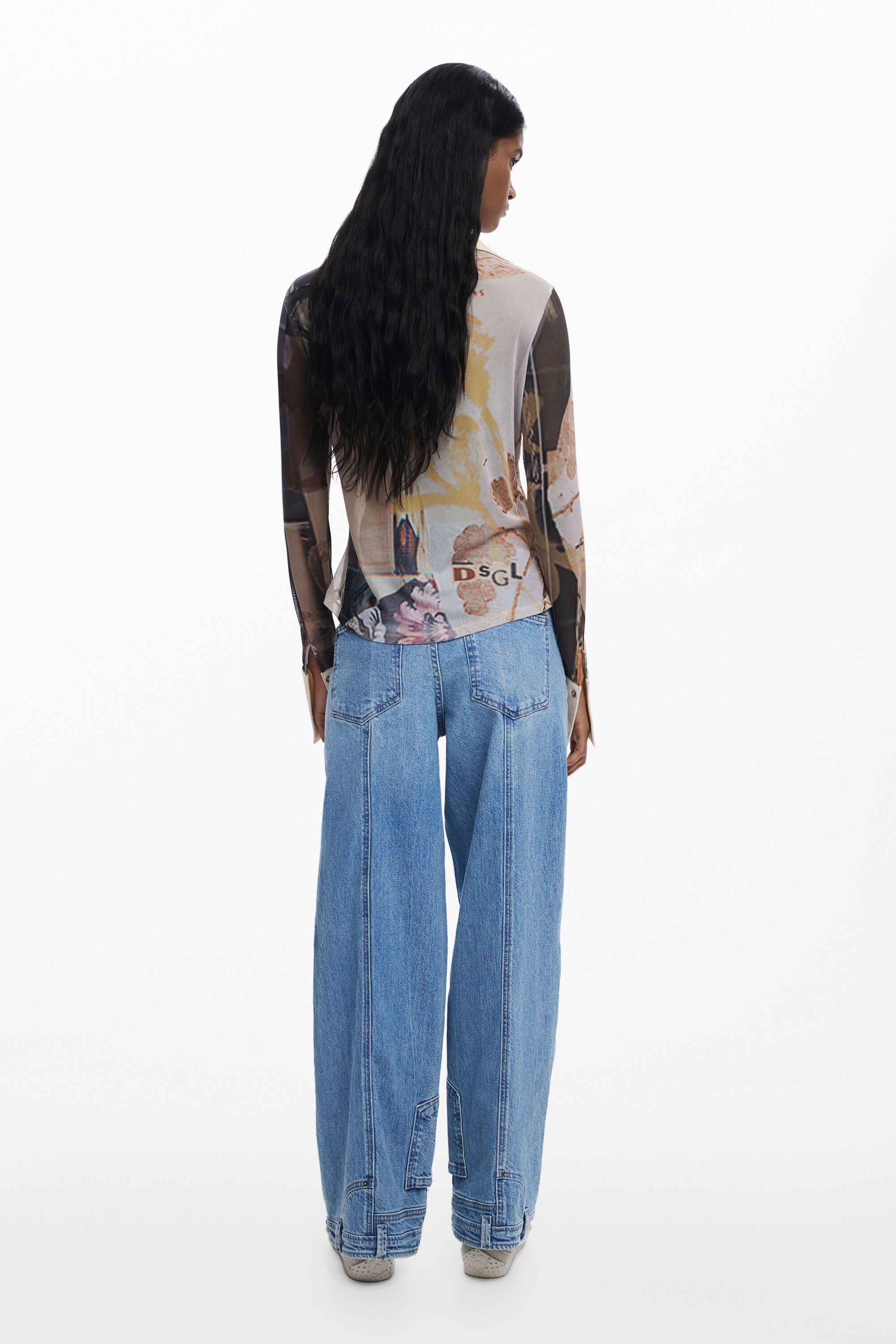Desigual Arty Mesh Shirt 266110- Print