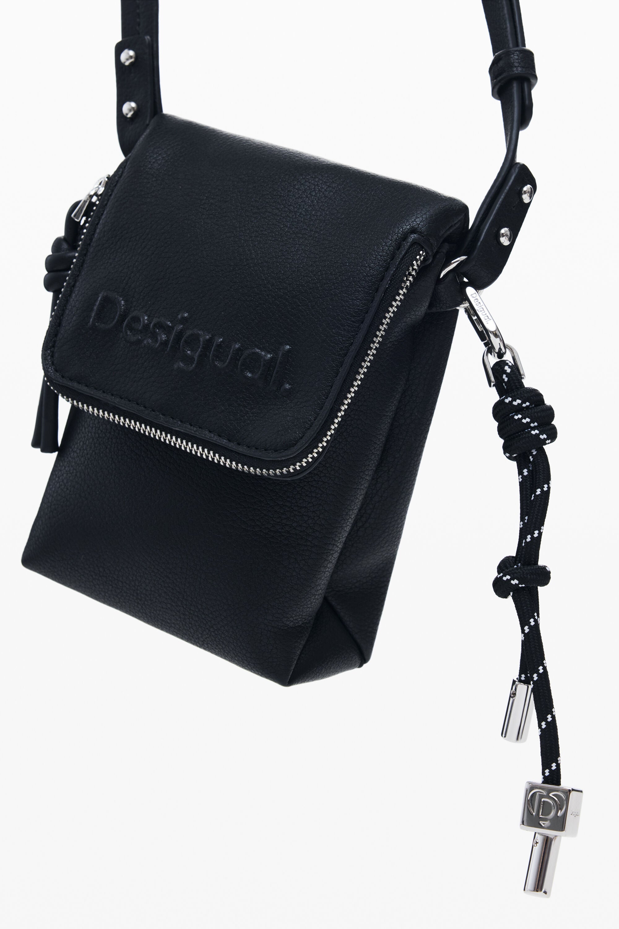 Desigual Multi Compartment Cross-Body Bag - Black