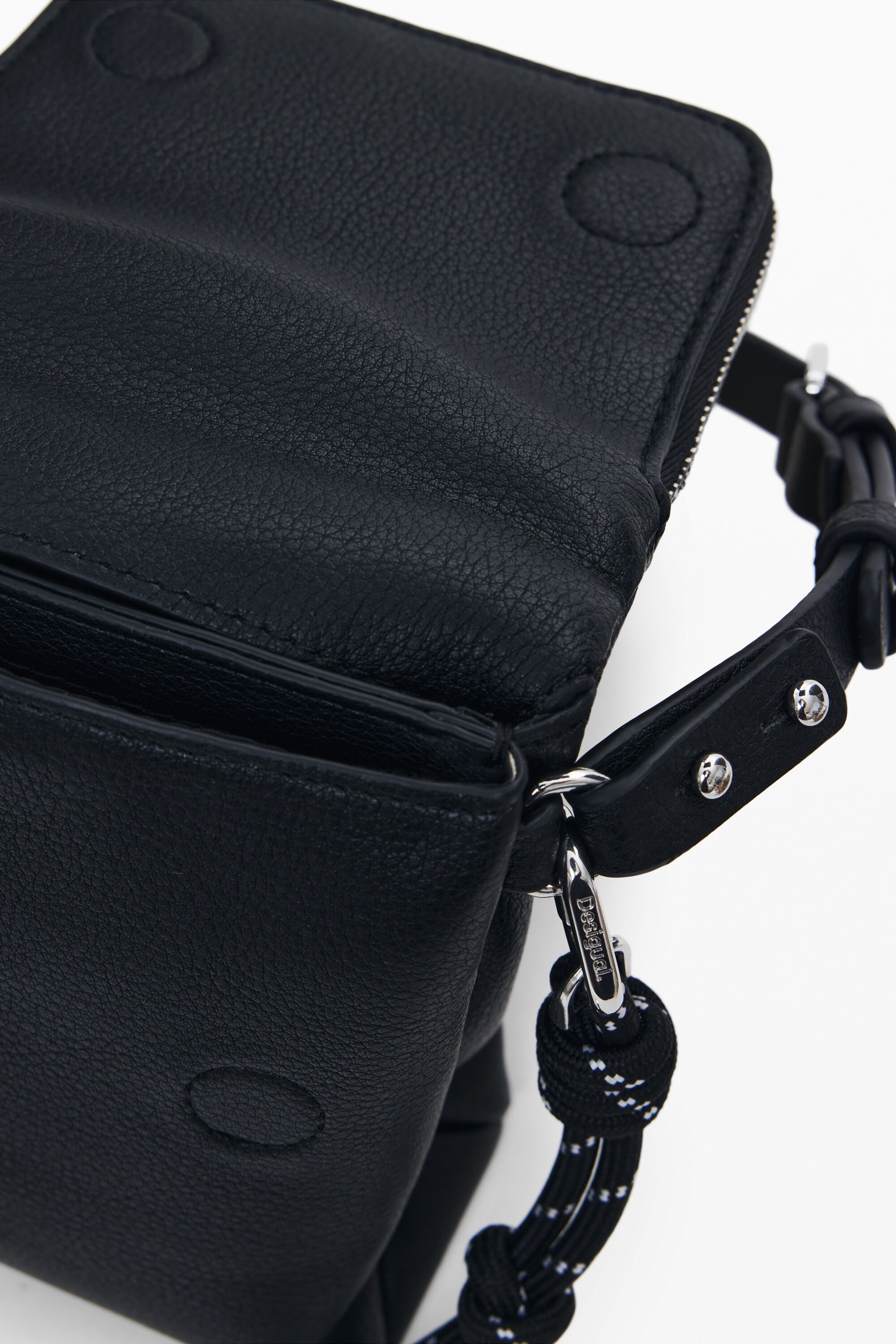 Desigual Multi Compartment Cross-Body Bag - Black
