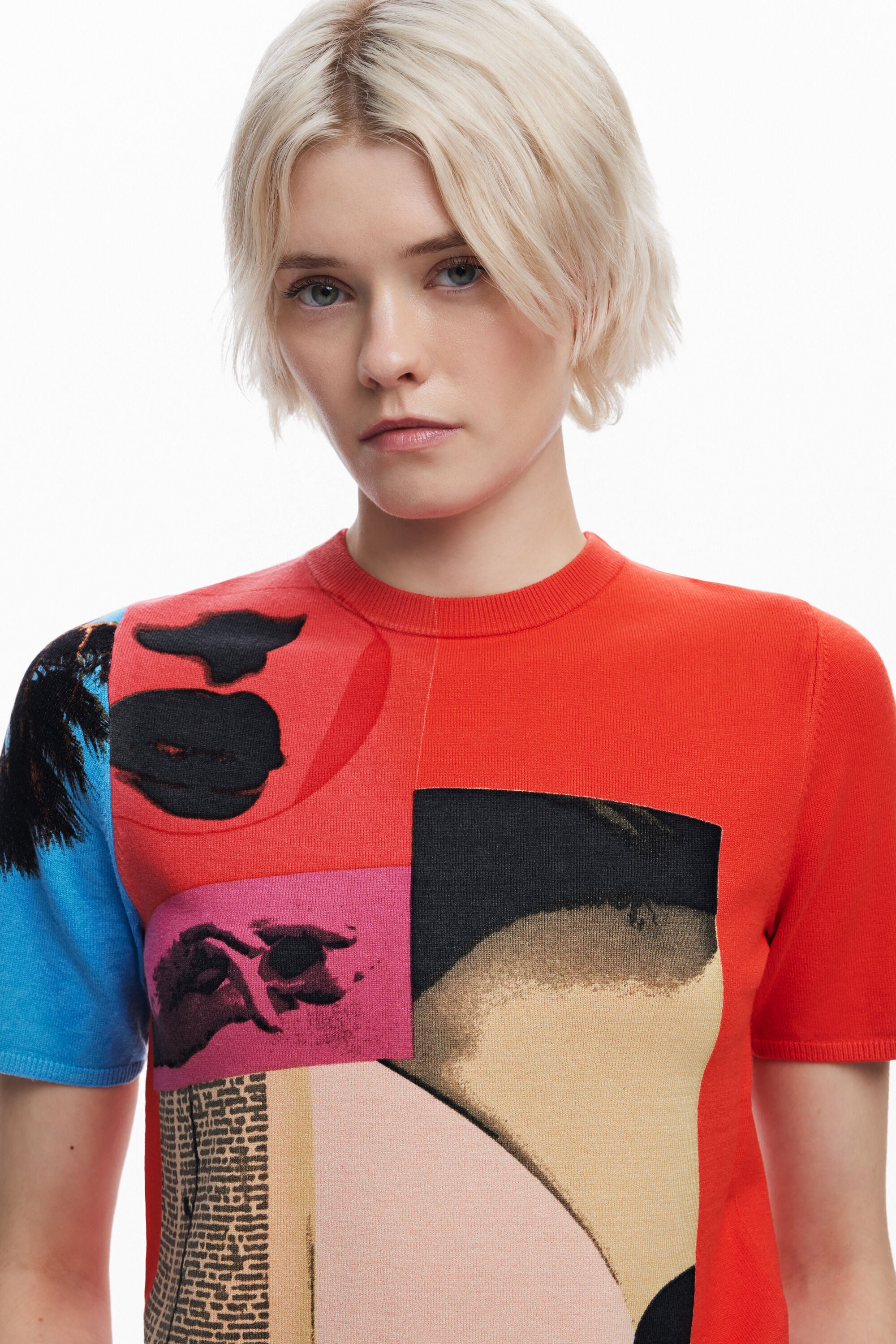 Desigual Patchwork Top