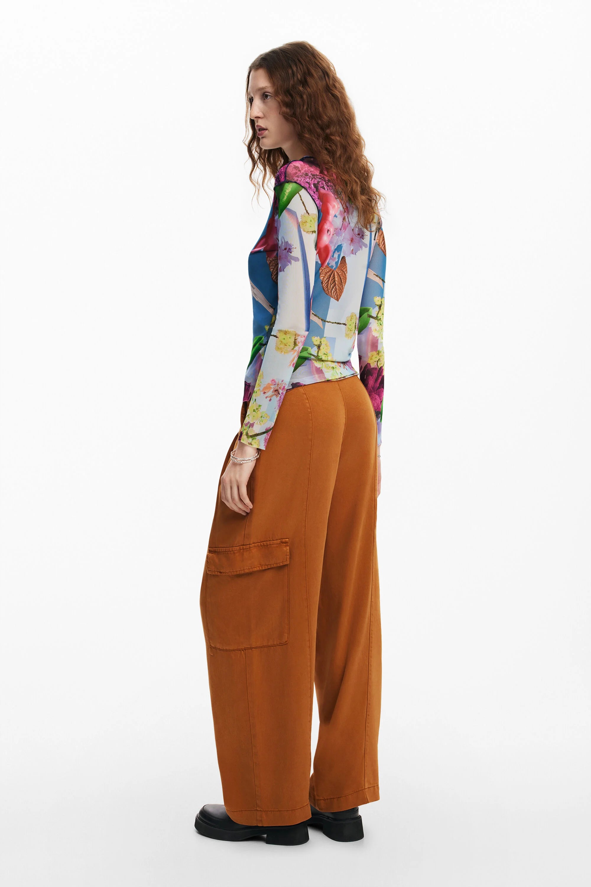 Desigual Mesh Top - Multi