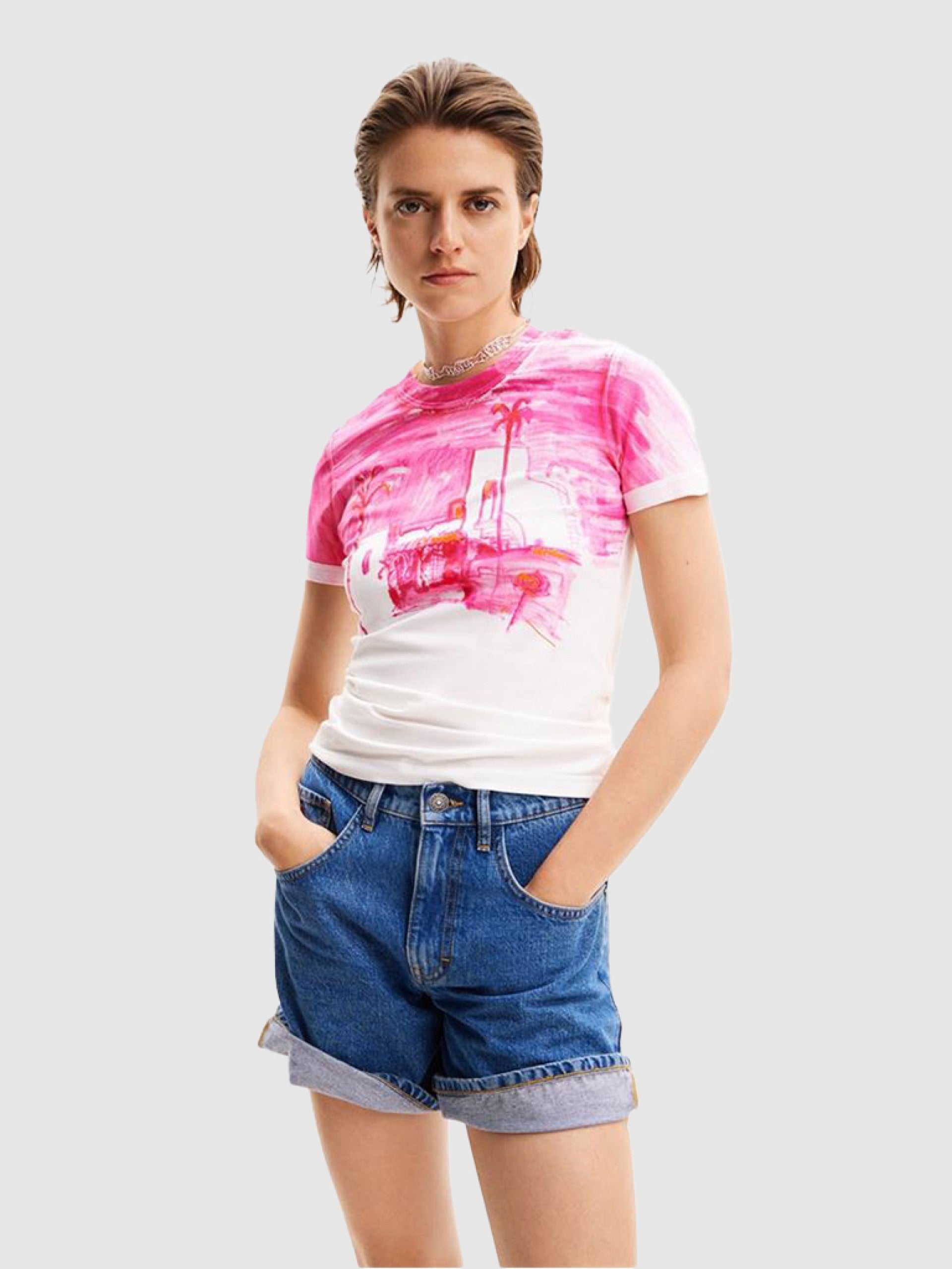 Desigual Tee Shirt - Print