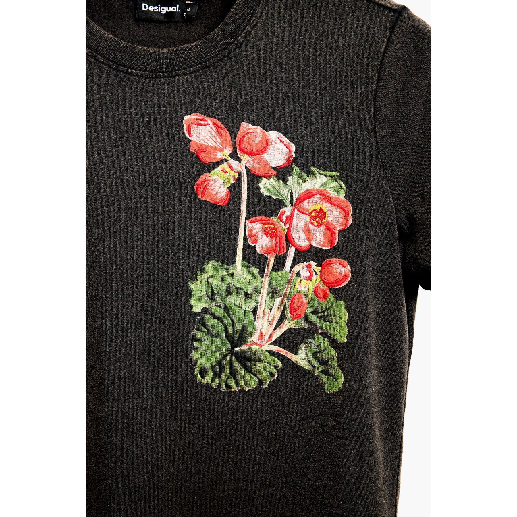 Desigual T'shirt  M Christian Lacroix - Botanical / Washed Black