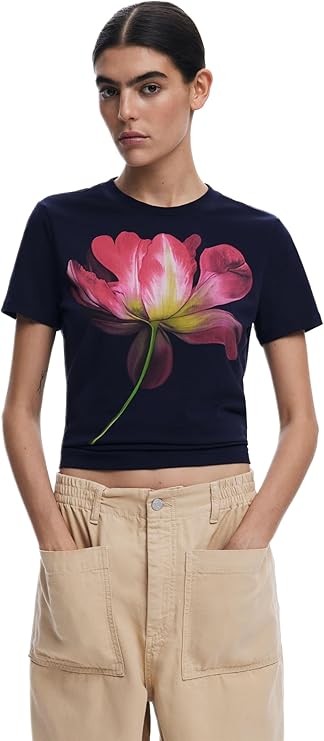 Desigual Arty Print Tee - 2 Colours