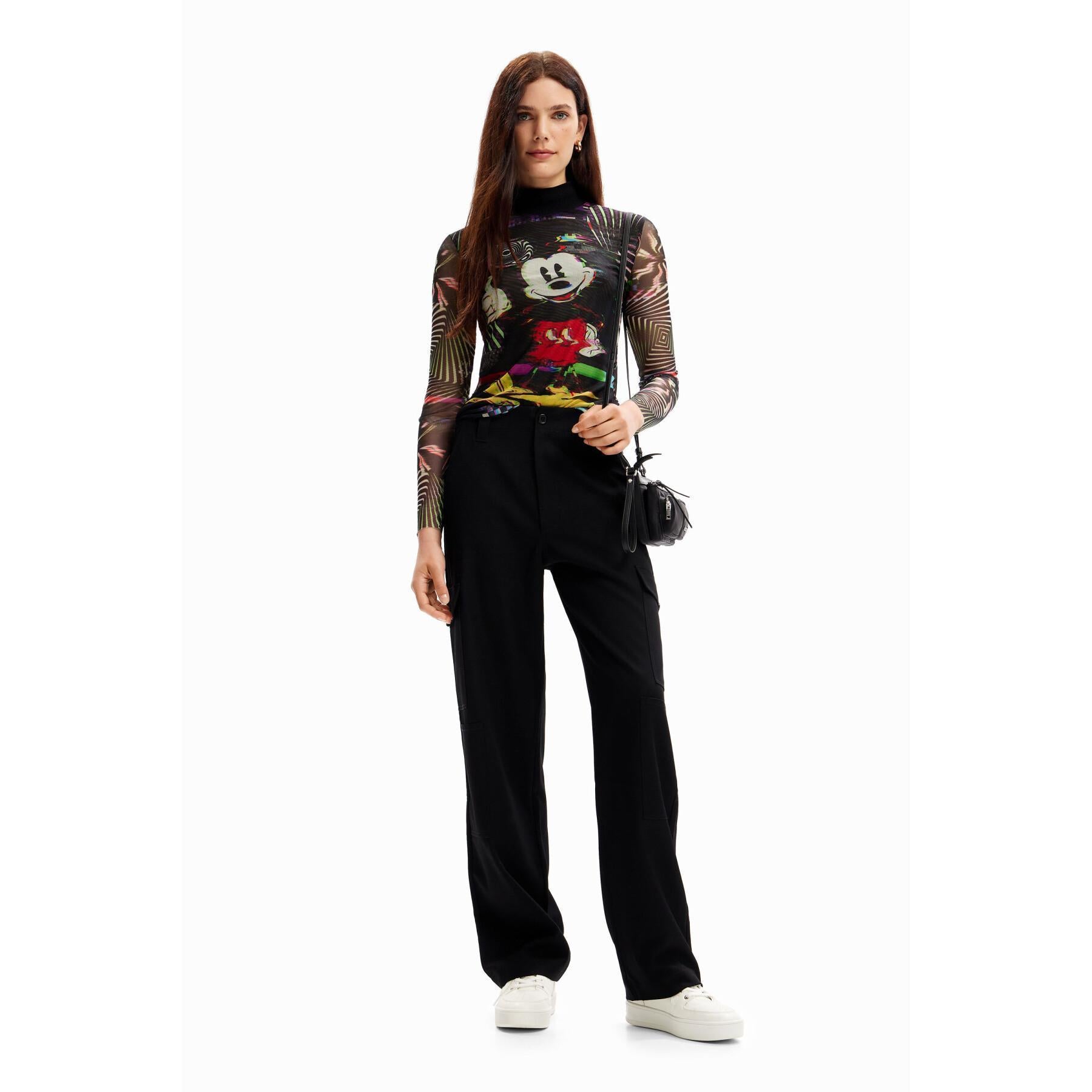 Desigual Tulle Top - Mickey Mouse