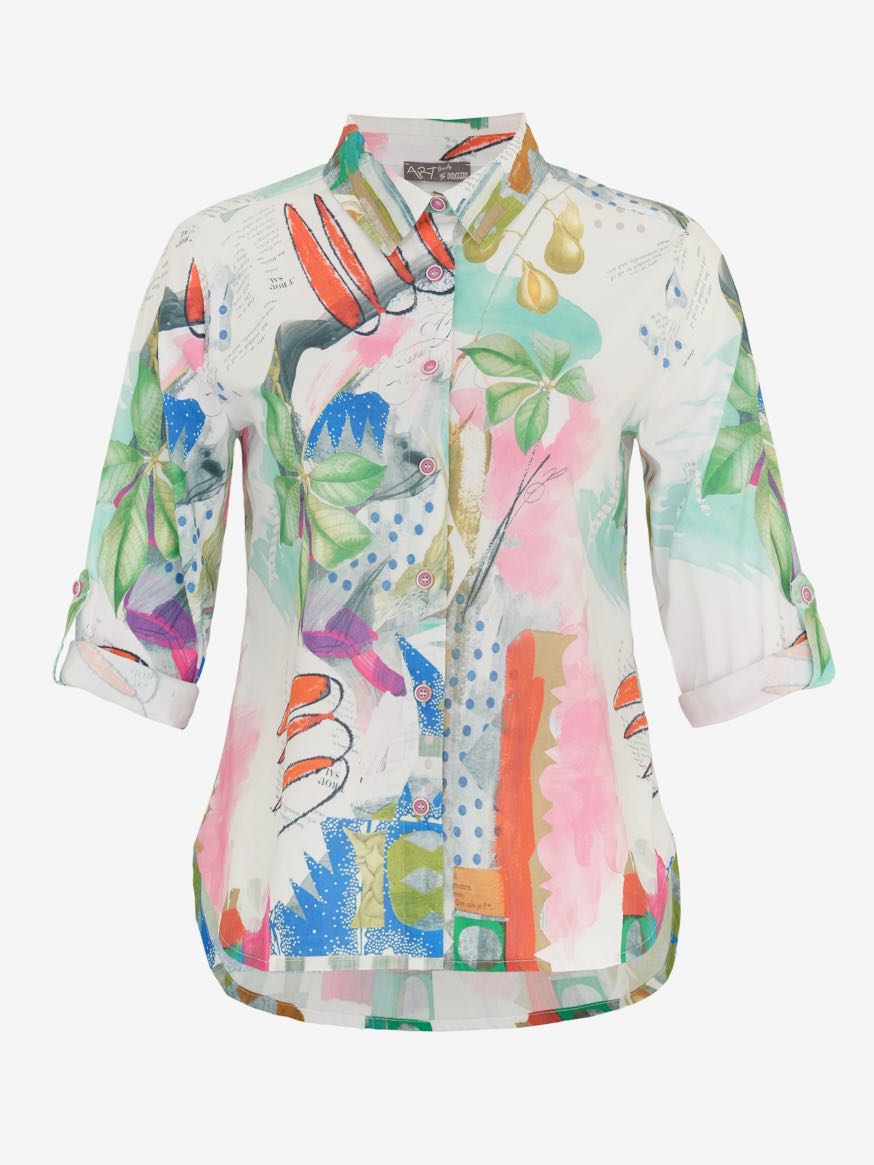 Dolcezza Shirt "Heureux d'un Printemp - Print