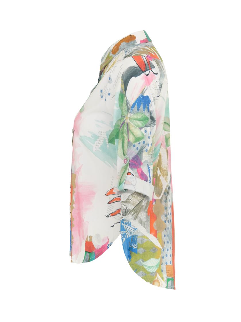 Dolcezza Shirt "Heureux d'un Printemp - Print