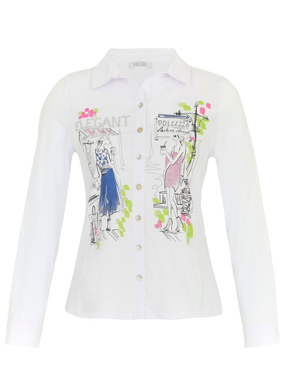 Dolcezza "Fashion Street Blouse" - White