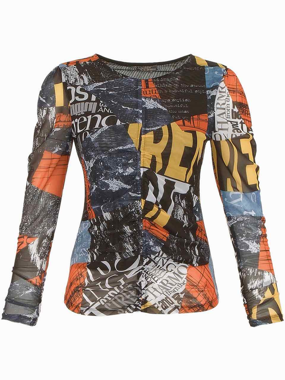 Dolcezza Mesh Top - Multi Print