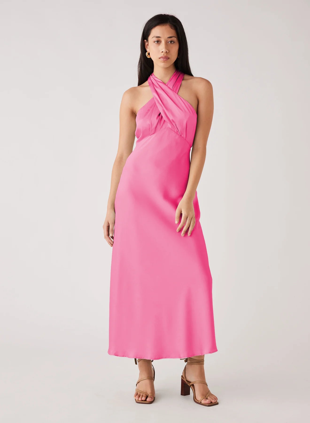 Esmaee Paris Midi Dress - Pink