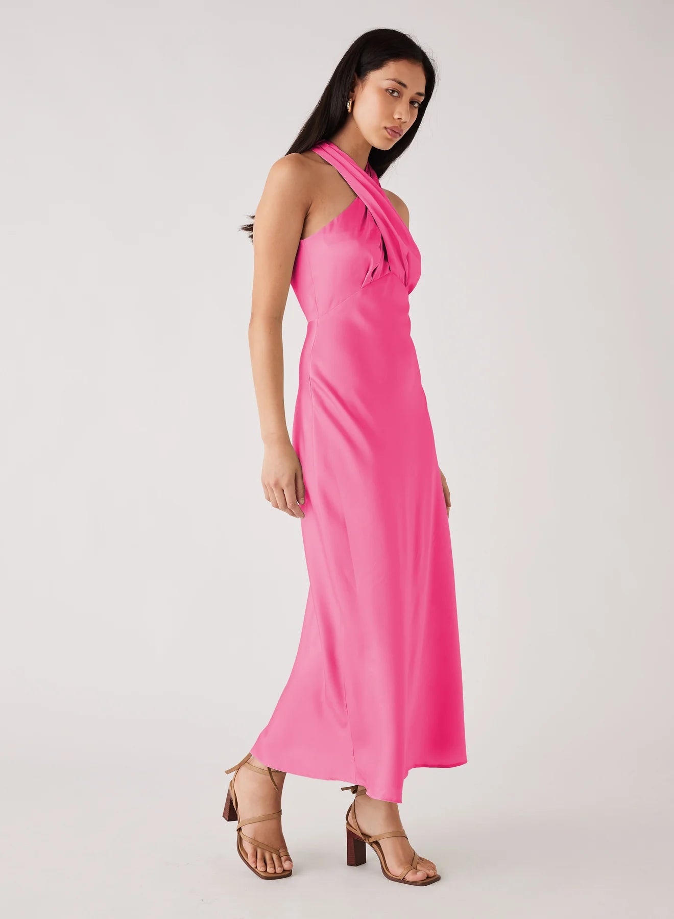 Esmaee Paris Midi Dress - Pink
