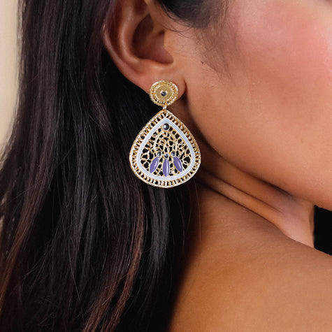 Frank Herval Naomie Earings - Gold