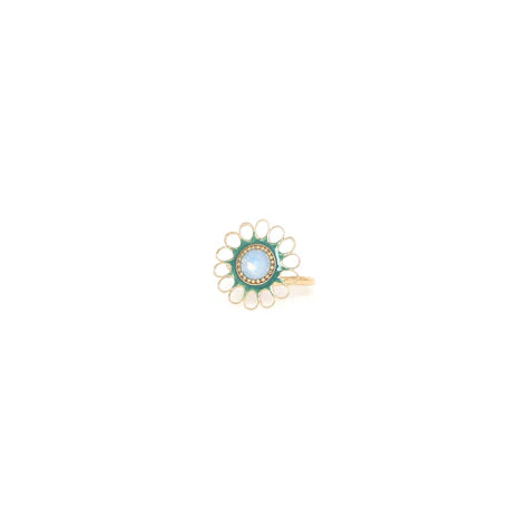 Frank Herval Zelie Flower Ring - Gold