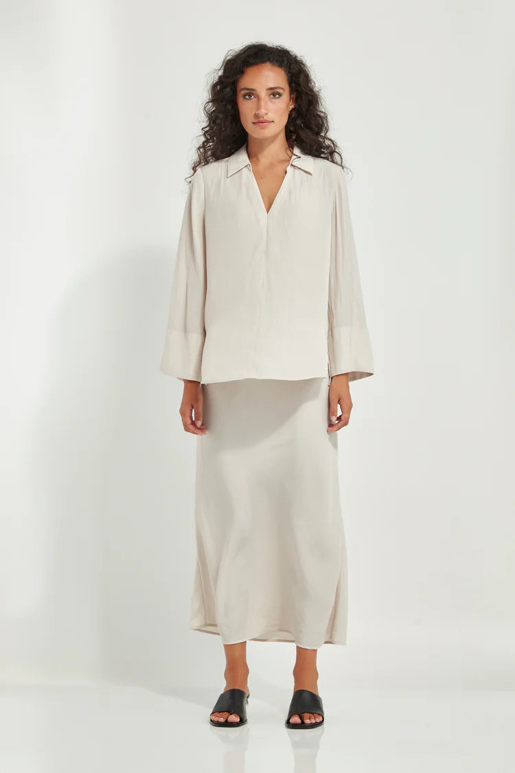 Glide - By Verge Corinna Blouse - Champagne