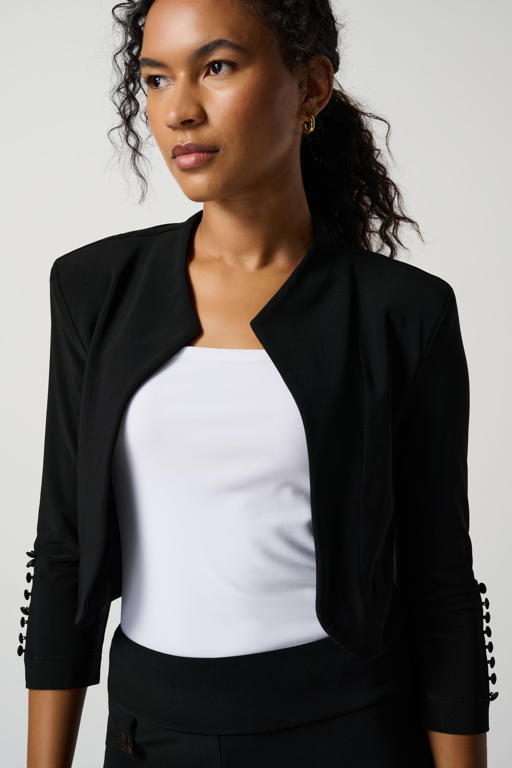 Joseph Ribkoff Classic Bolero  213707 - Black