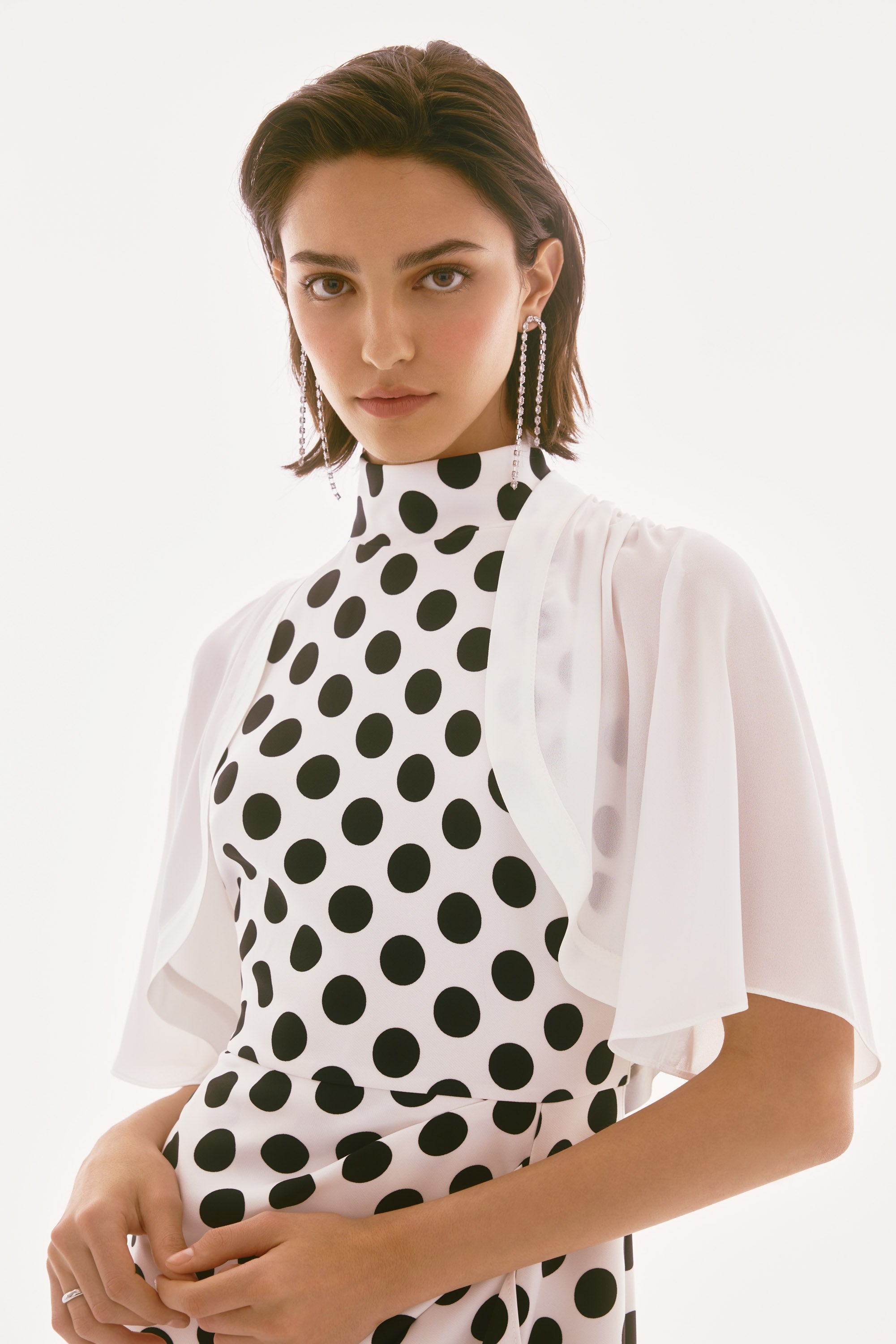 Joseph ribkoff polka dot dress sales