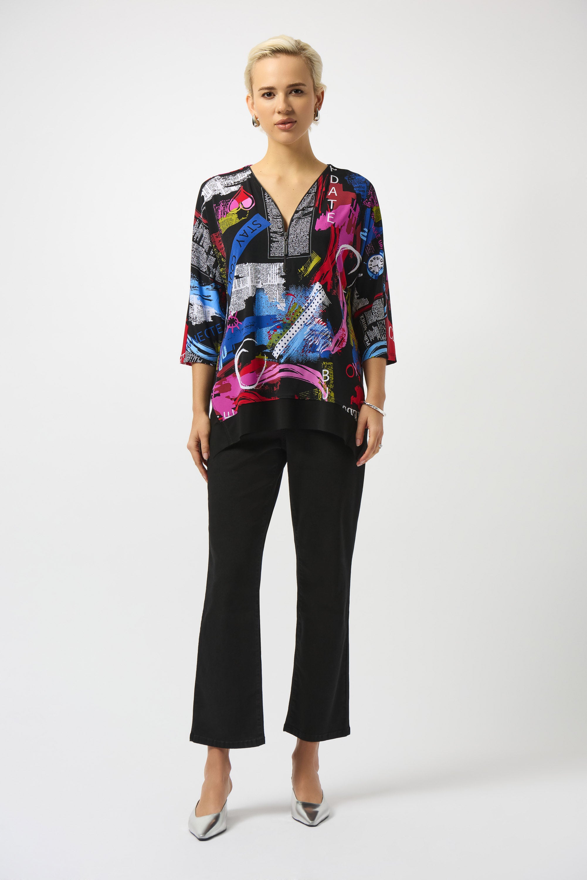 Joseph Ribkoff Margot Classic Straight Leg Jeans 252926 - Black