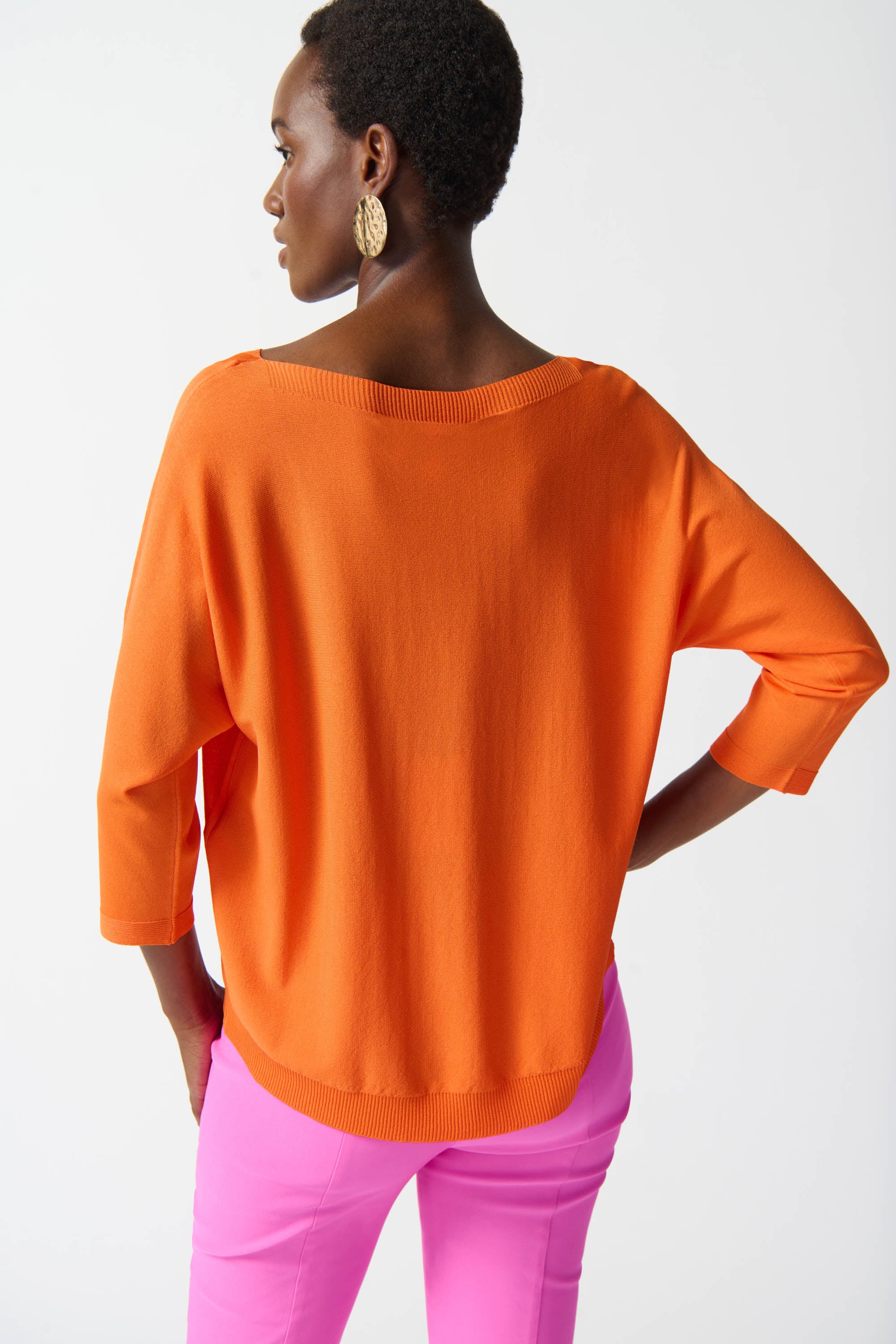 Joseph Ribkoff Pullover Sweater 242905 - Mandarin