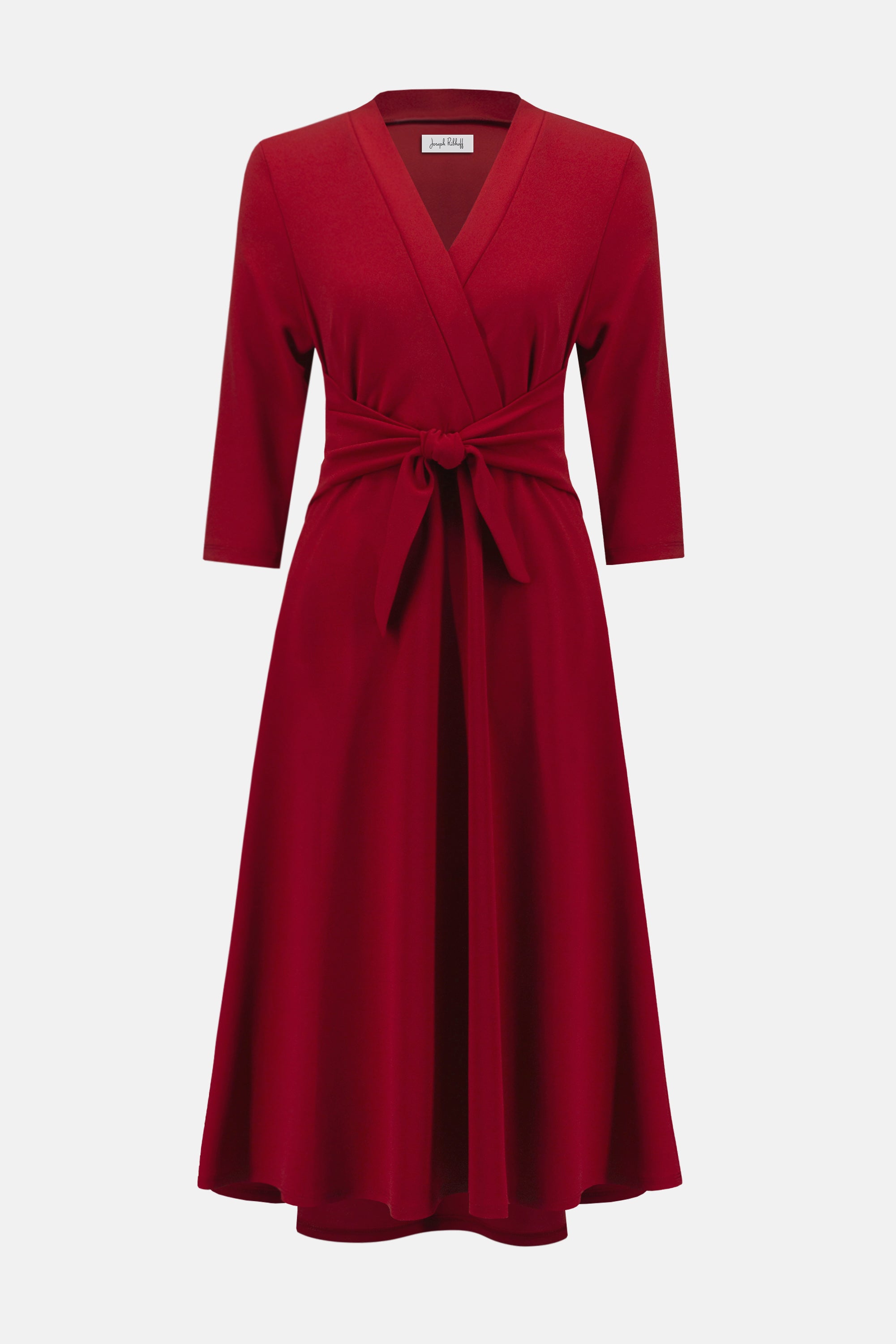 Joseph Ribkoff Fit & Flare Dress 254127 - Deep Cherry