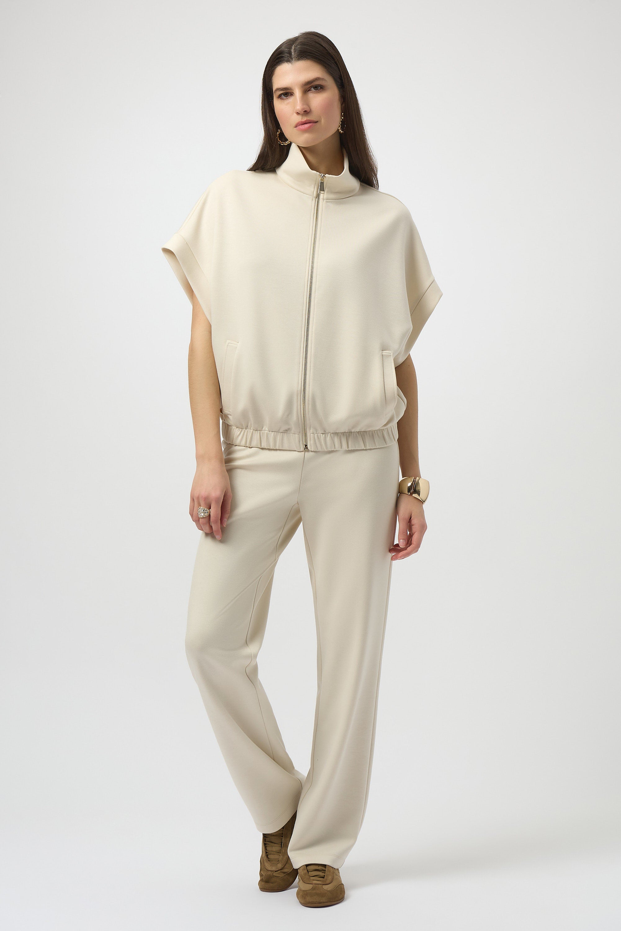 Joseph Ribkoff Scuba Boxy Jacket 254145 - Birch