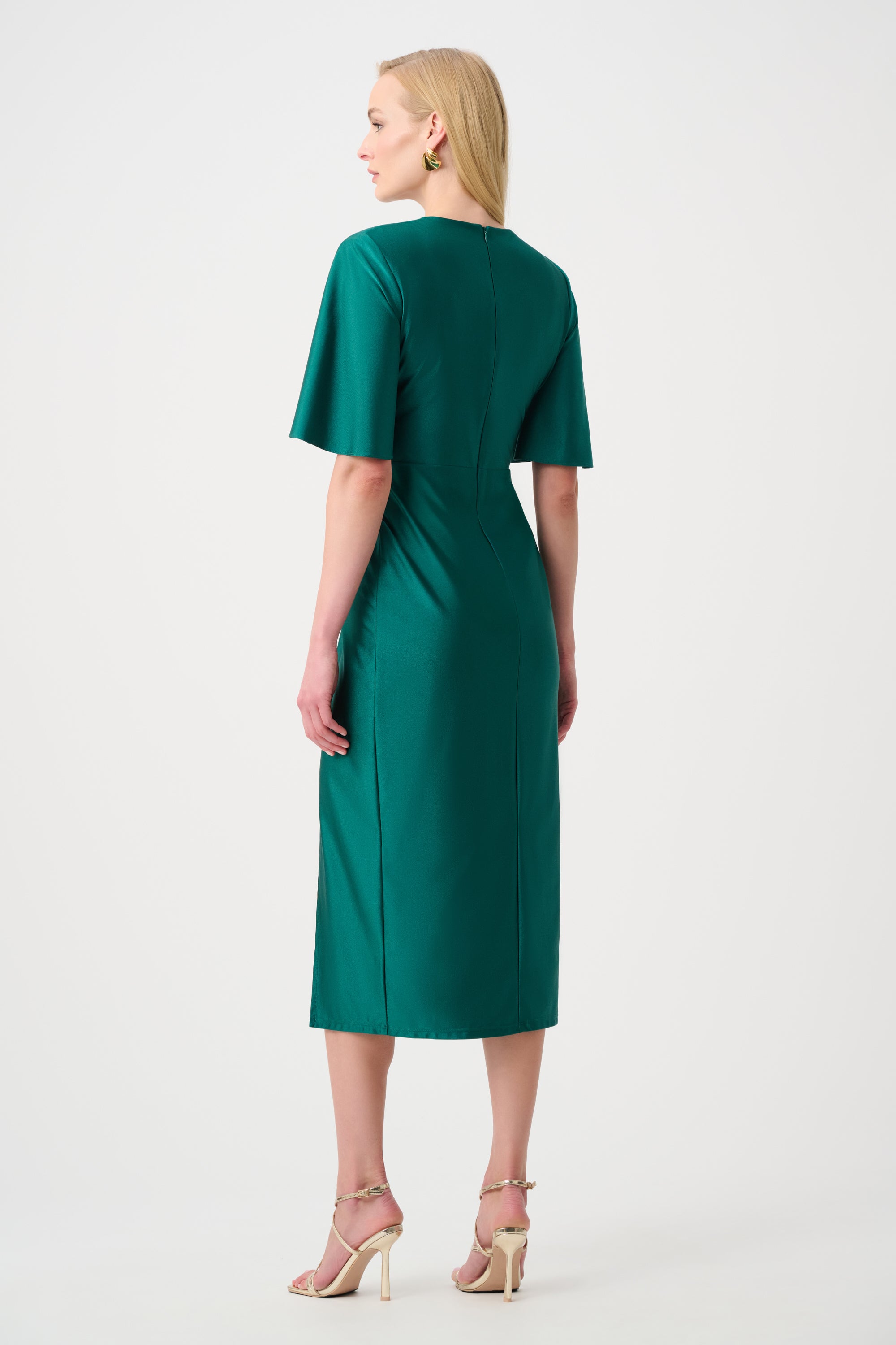 joseph ribkoff green dress Joseph Ribkoff Fit and Flare Dress Style 233721