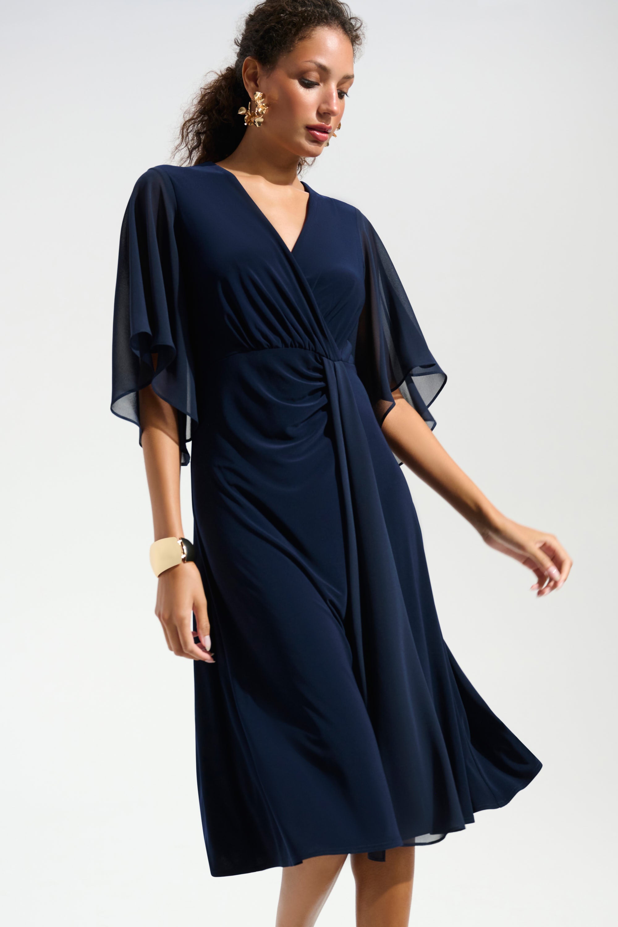 Joseph Ribkoff Signature Fit and Flare Dress 261710 - Midnight Blue