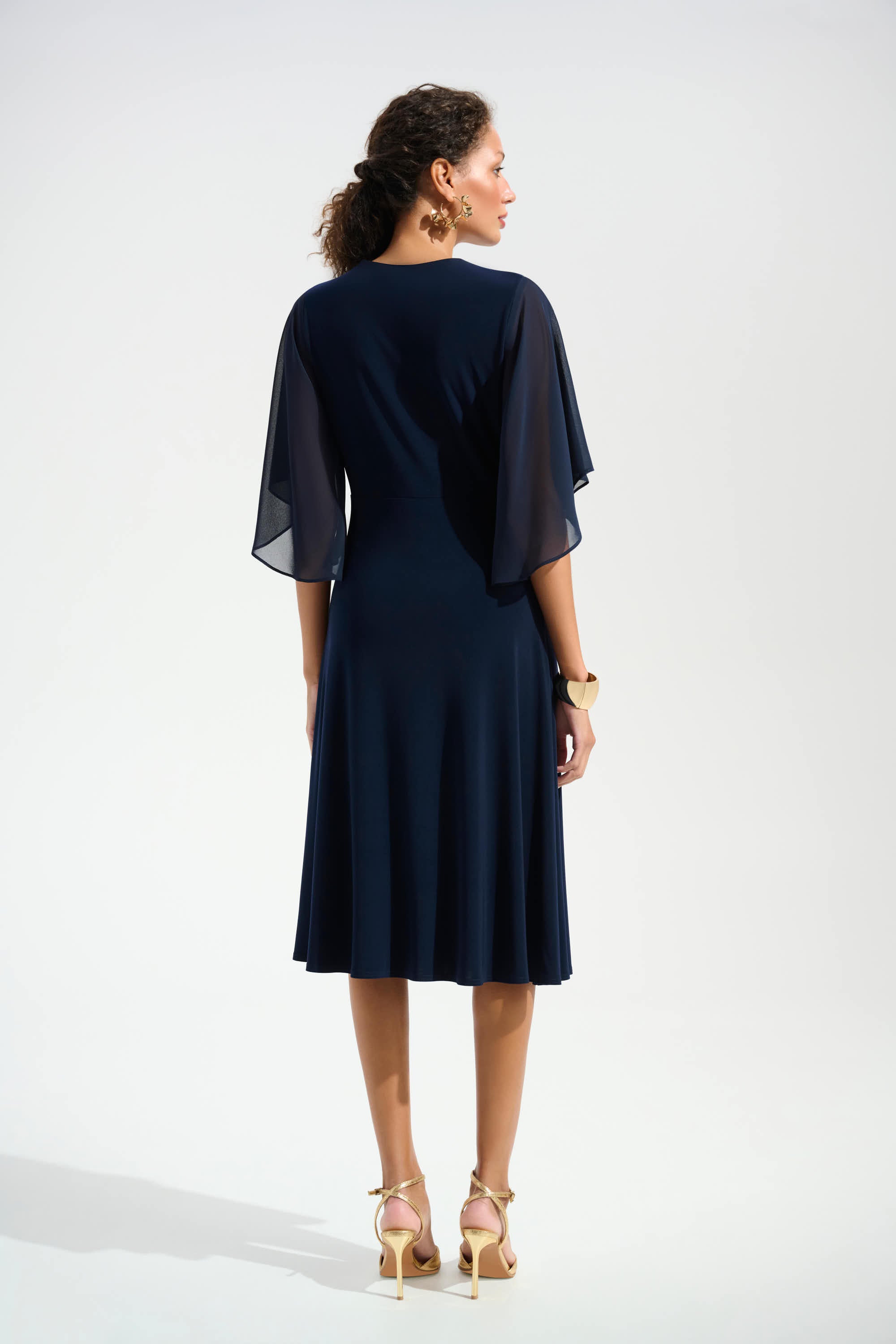 Joseph Ribkoff Signature Fit and Flare Dress 261710 - Midnight Blue