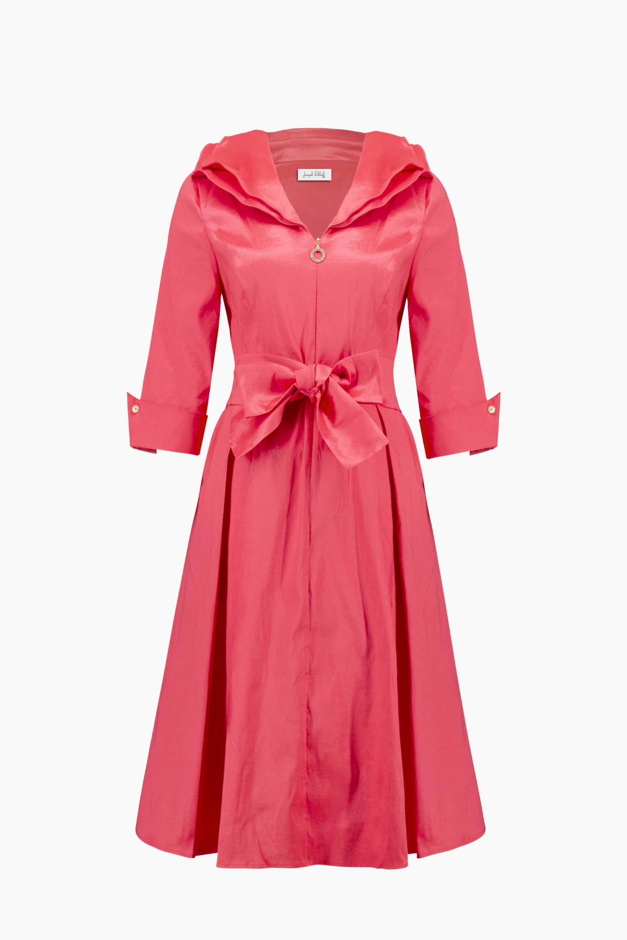 Joseph Ribkoff Signature Fit & Flare Dress 261719 - Paradise Coral Trends Boutique Midland Joseph Ribkoff Signature Fit & Flare Dress 261719 - Paradise Coral Trends Boutique Midland