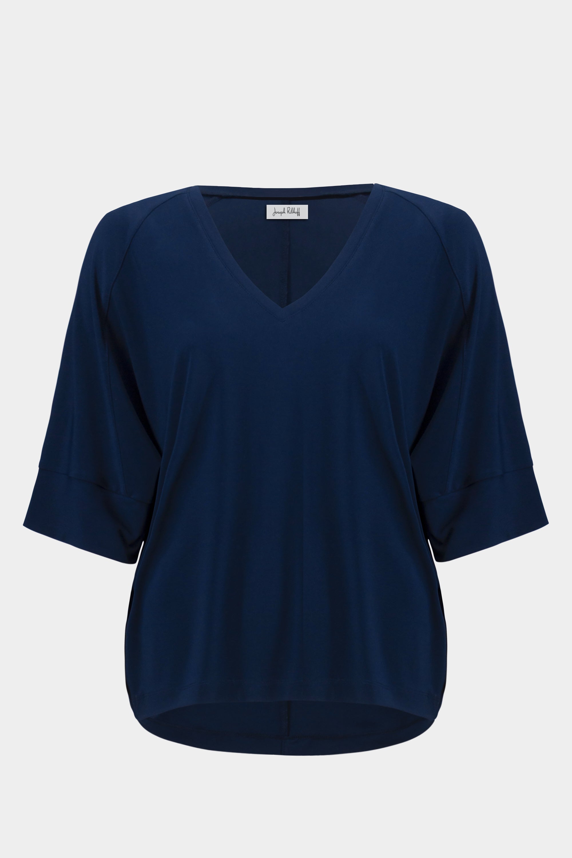Joseph Ribkoff V-Neck Boxy Top 261641 - Indigo
