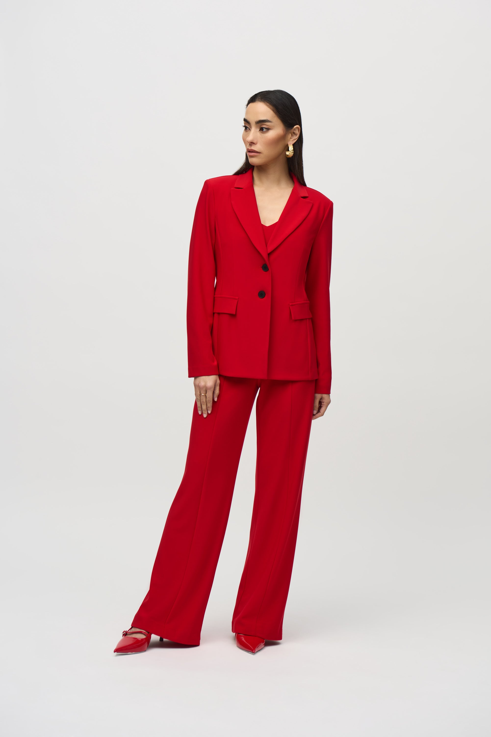 Joseph Ribkoff Fitted Blazer 244095 - Lipstick Red