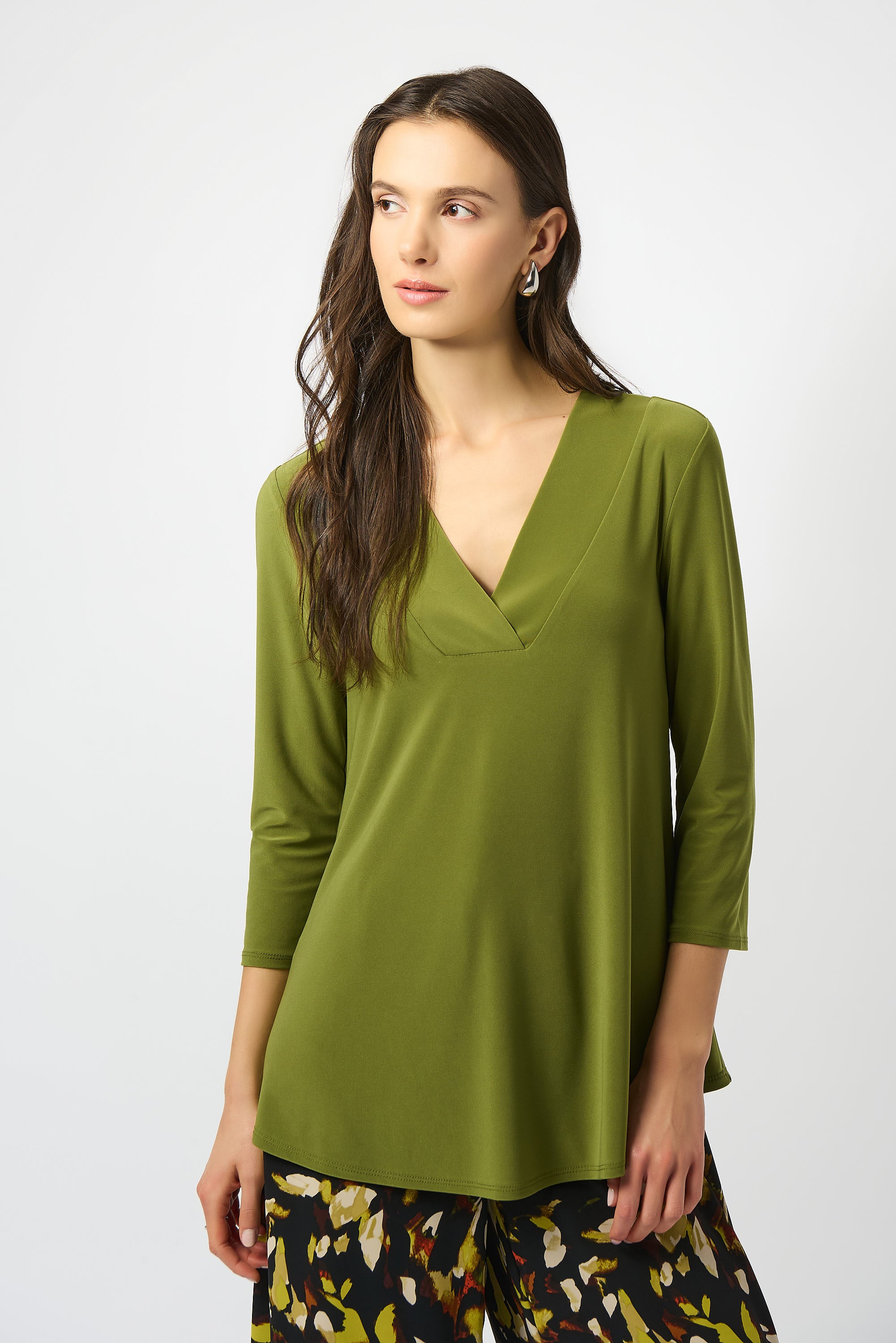 Joseph Ribkoff Flared Top 253112 - Artichoke