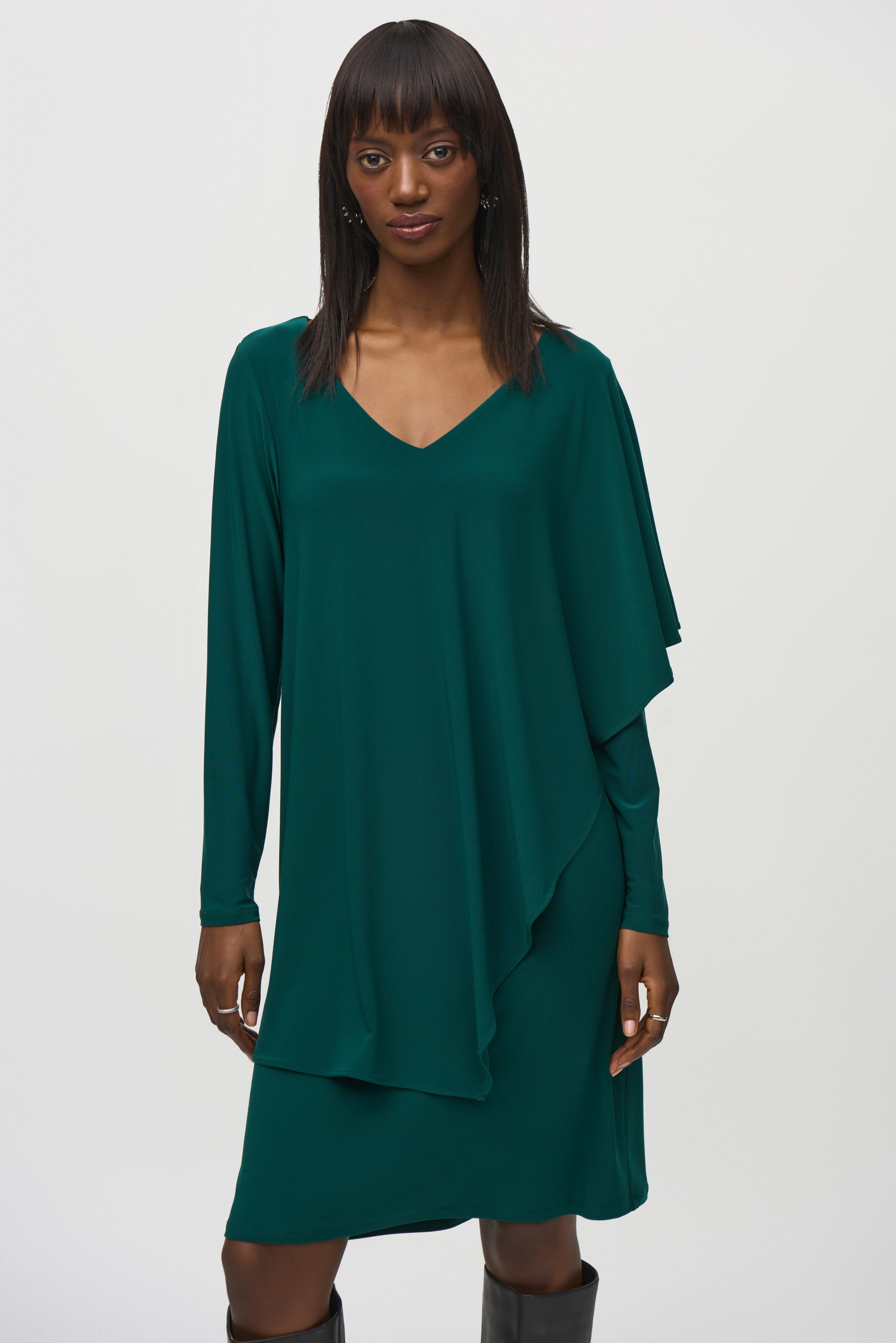 Joseph Ribkoff Layered Dress 244040 - Absolute Green