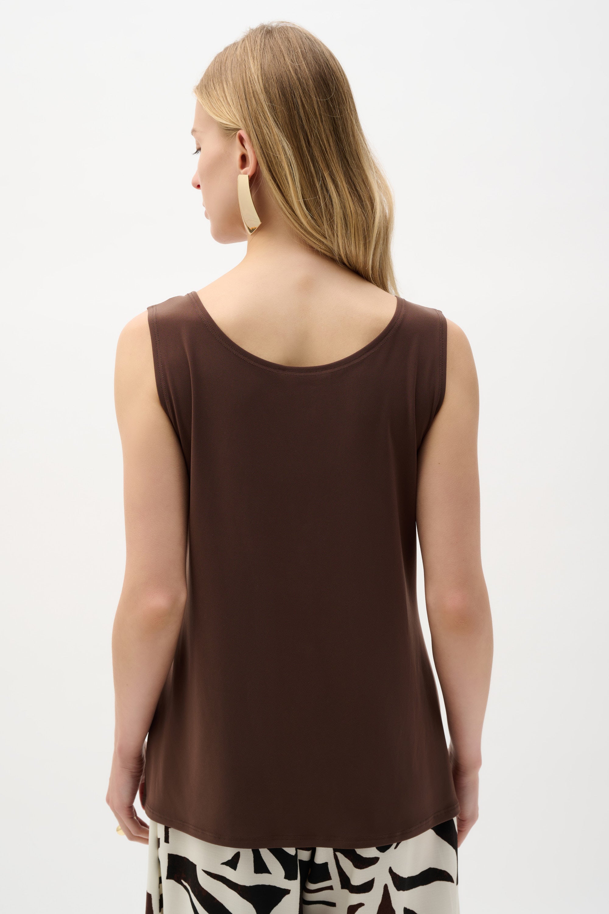 Joseph Ribkoff Scoop Neck Camisole 251970 - Mahogany