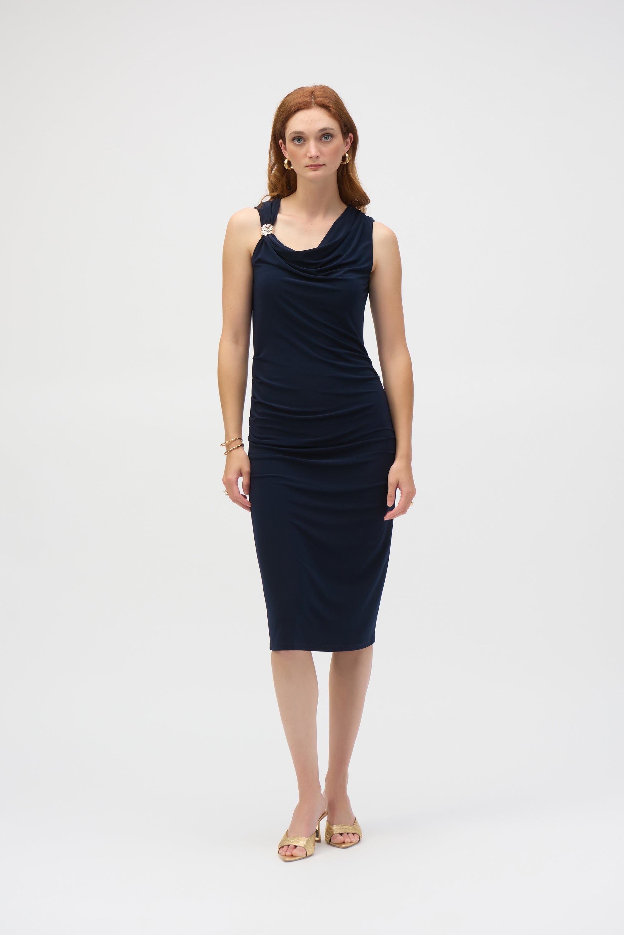 Joseph Ribkoff Sheath Dress 252188 - Midnight Blue