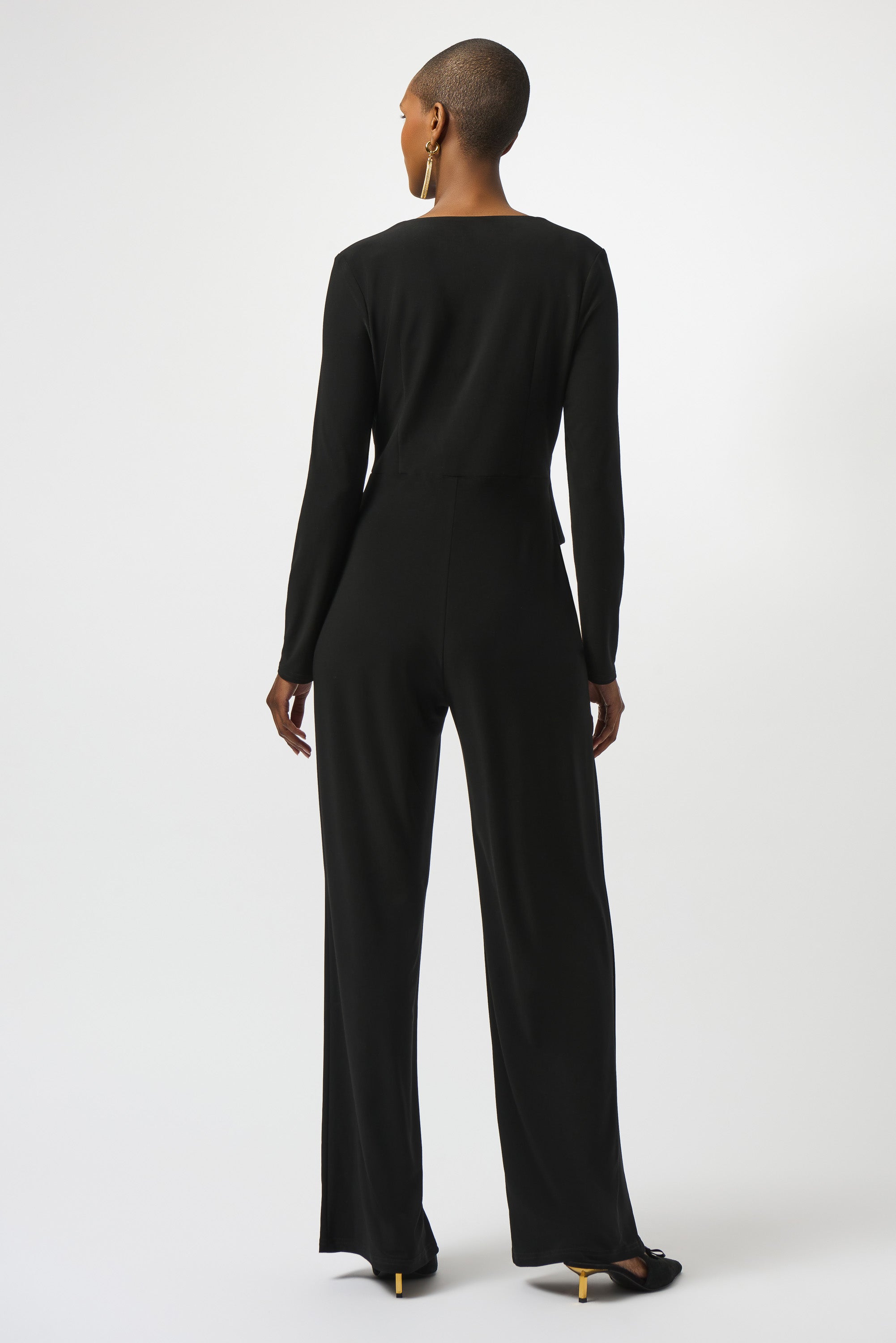 Joseph Ribkoff Wide Leg Jumpsuit 253046 - Black